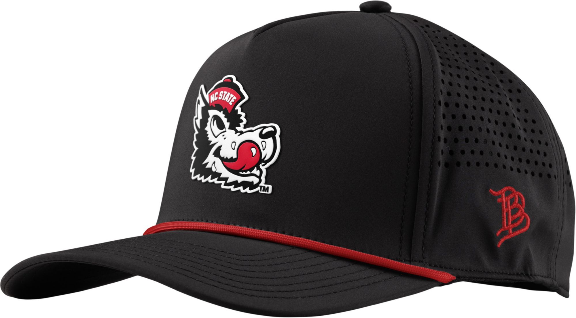 Branded Bills NC State Wolfpack Slobbering Wolf Rope Snapback Hat