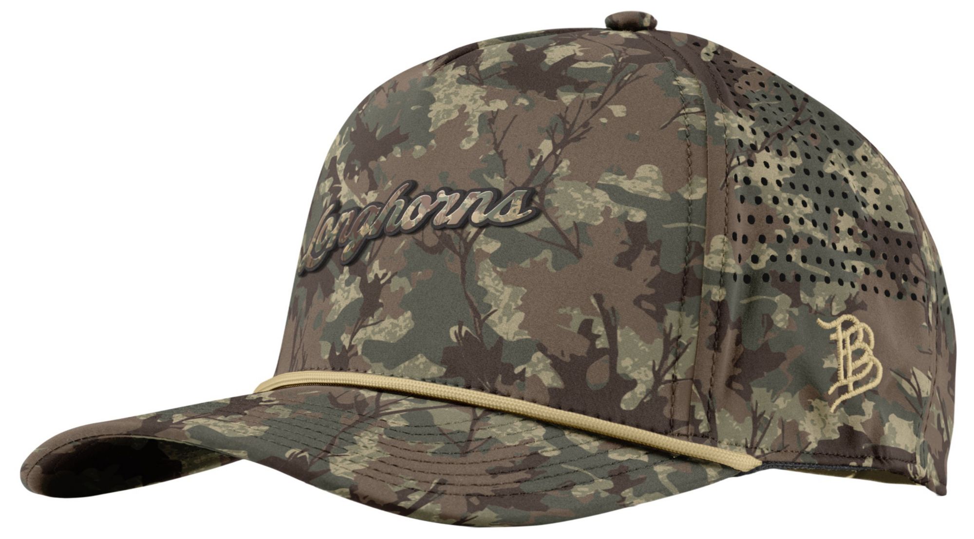 Branded Bills Adult Texas Longhorns Camo Tonal Rope Snapback Adjustable Hat