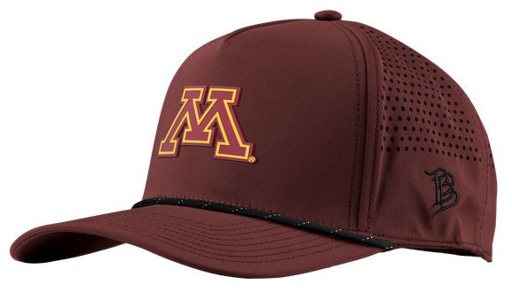 Branded Bills Adult Minnesota Golden Gophers Maroon Logo Rope Snapback Adjustable Hat