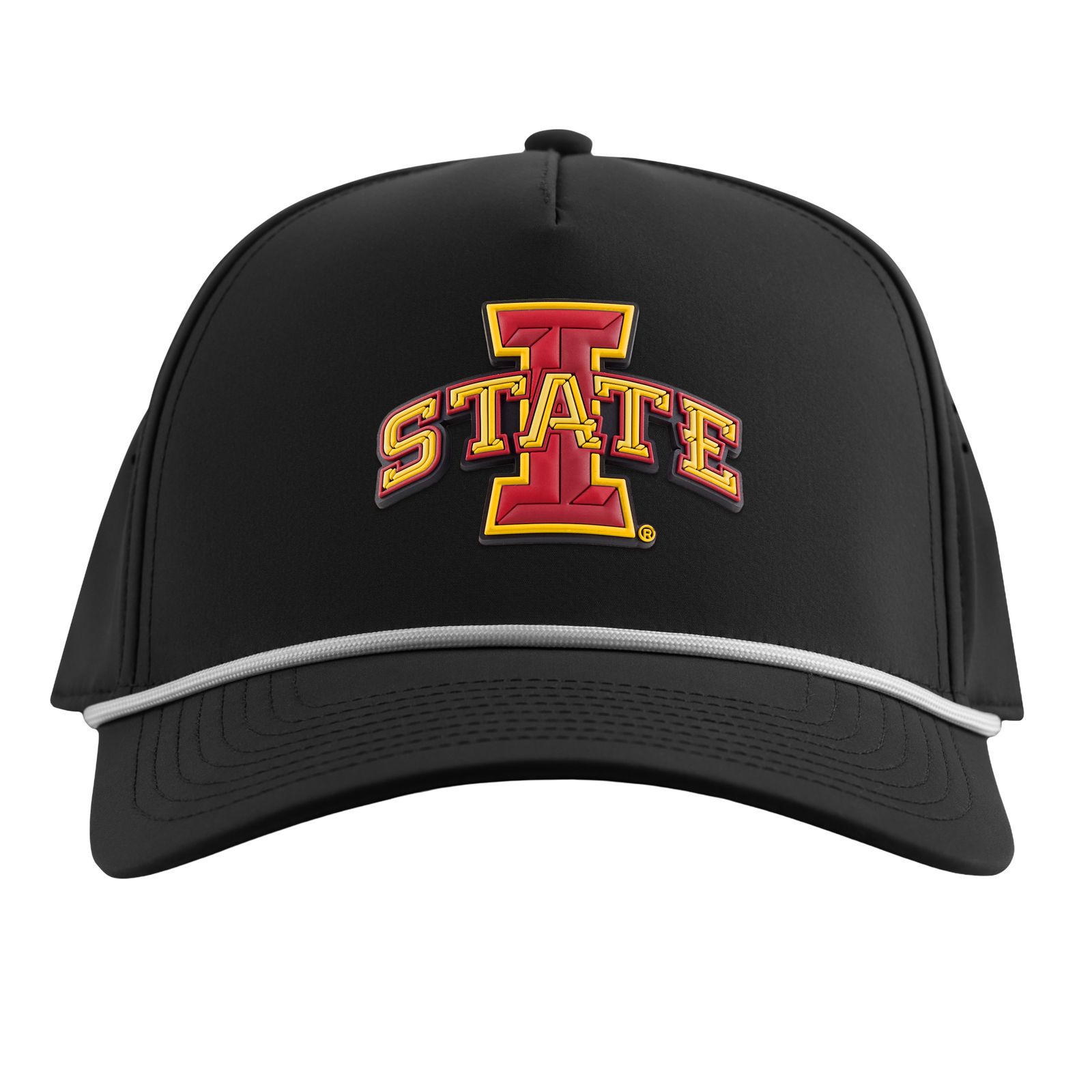 Branded Bills Adult Iowa State Cyclones Black 5 Panel Rope Snapback Adjustable Hat