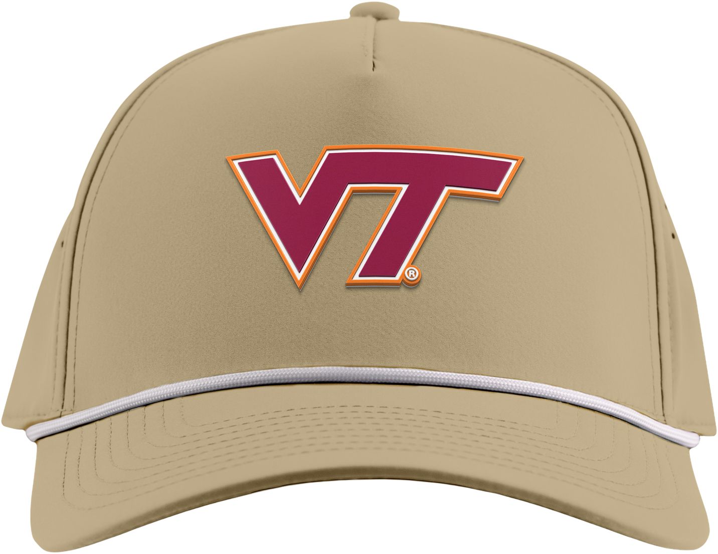 Branded Bills Adult Virginia Tech Hokies Desert 5 Panel Rope Snapback Adjustable Hat