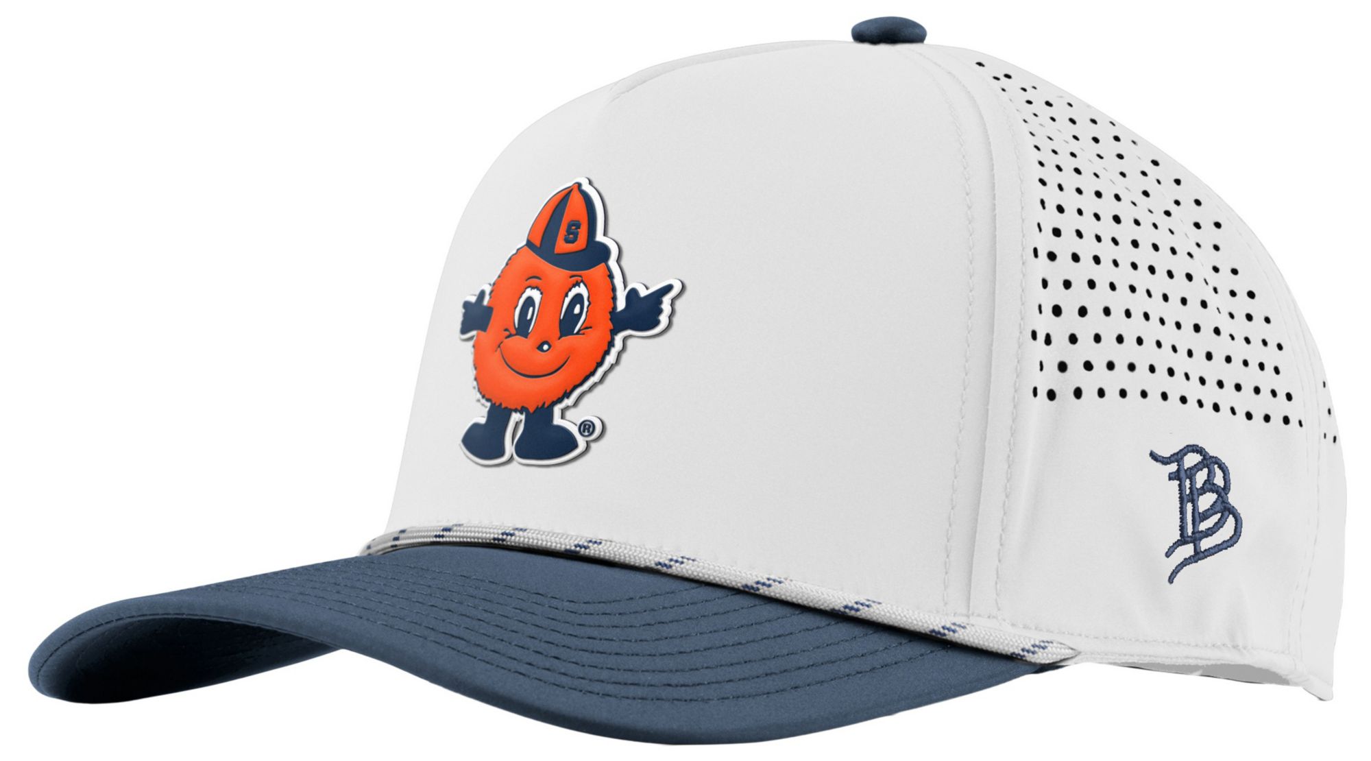 Branded Bills Adult Syracuse Orange White and Navy Otto Rope Snapback Adjustable Hat