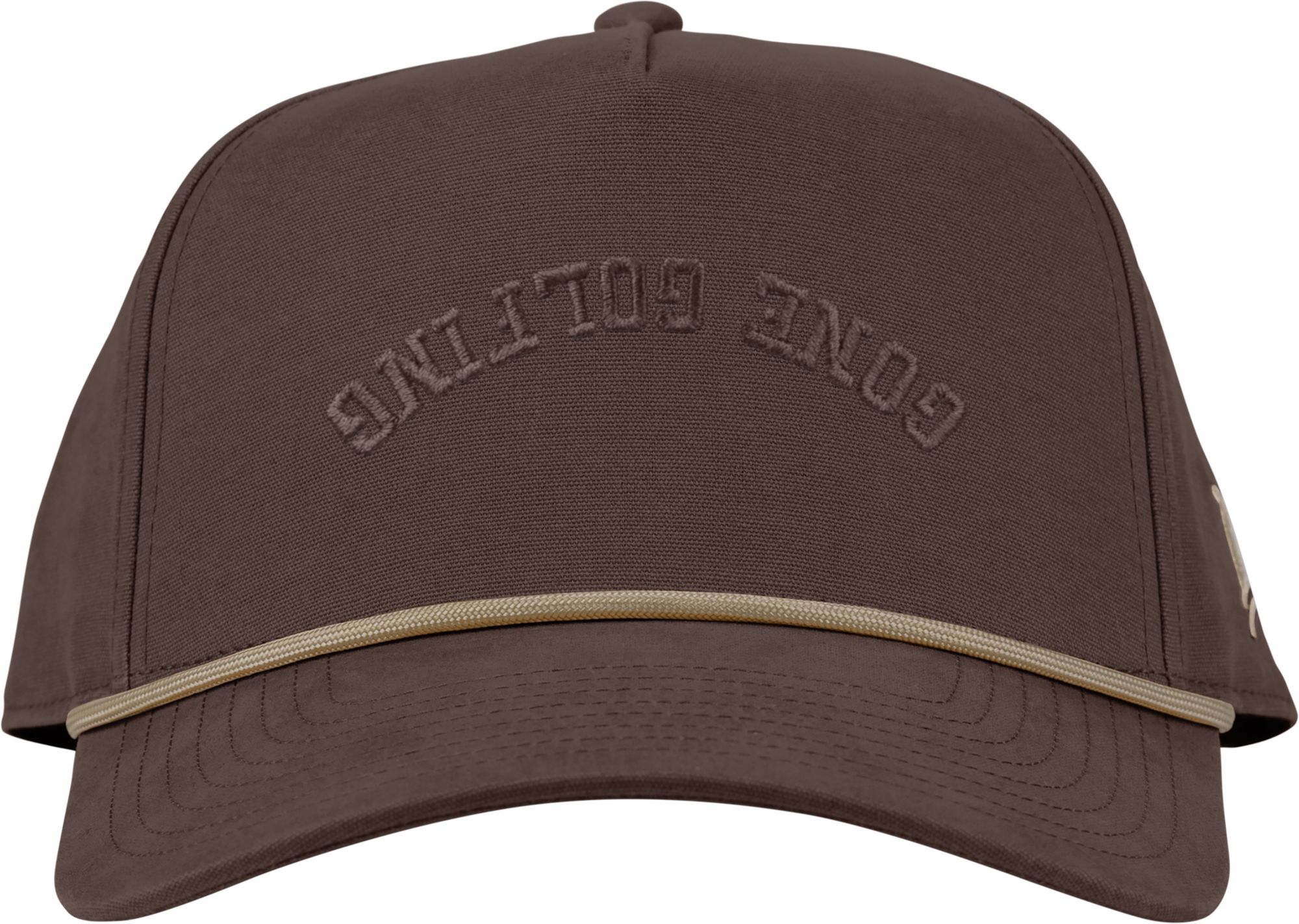 Branded Bills Men's Gone Golfing Curved 5-Panel Canvas Golf Hat