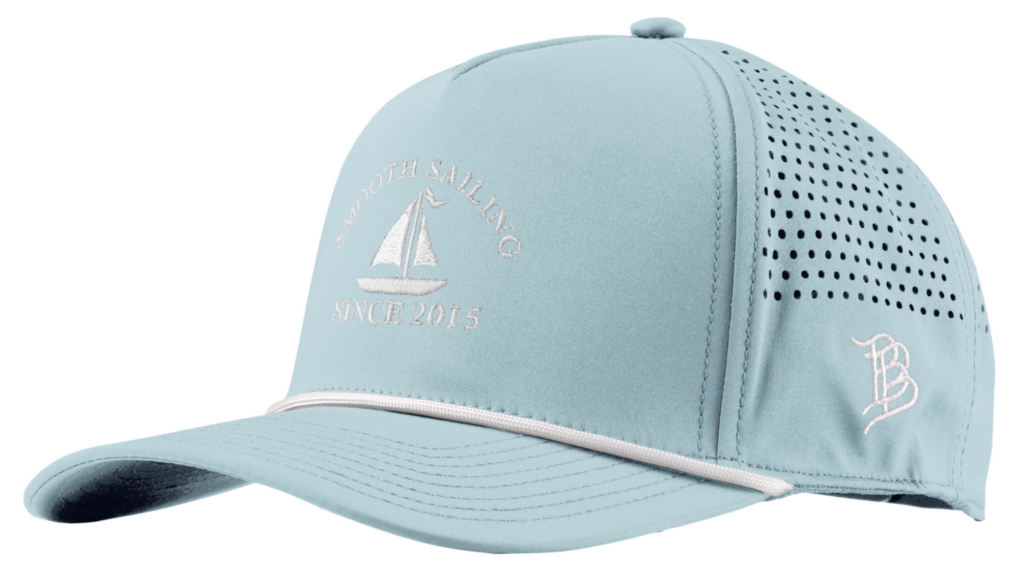 Branded Bills Men's Smooth Sail Curved 5-Panel Rope Golf Hat