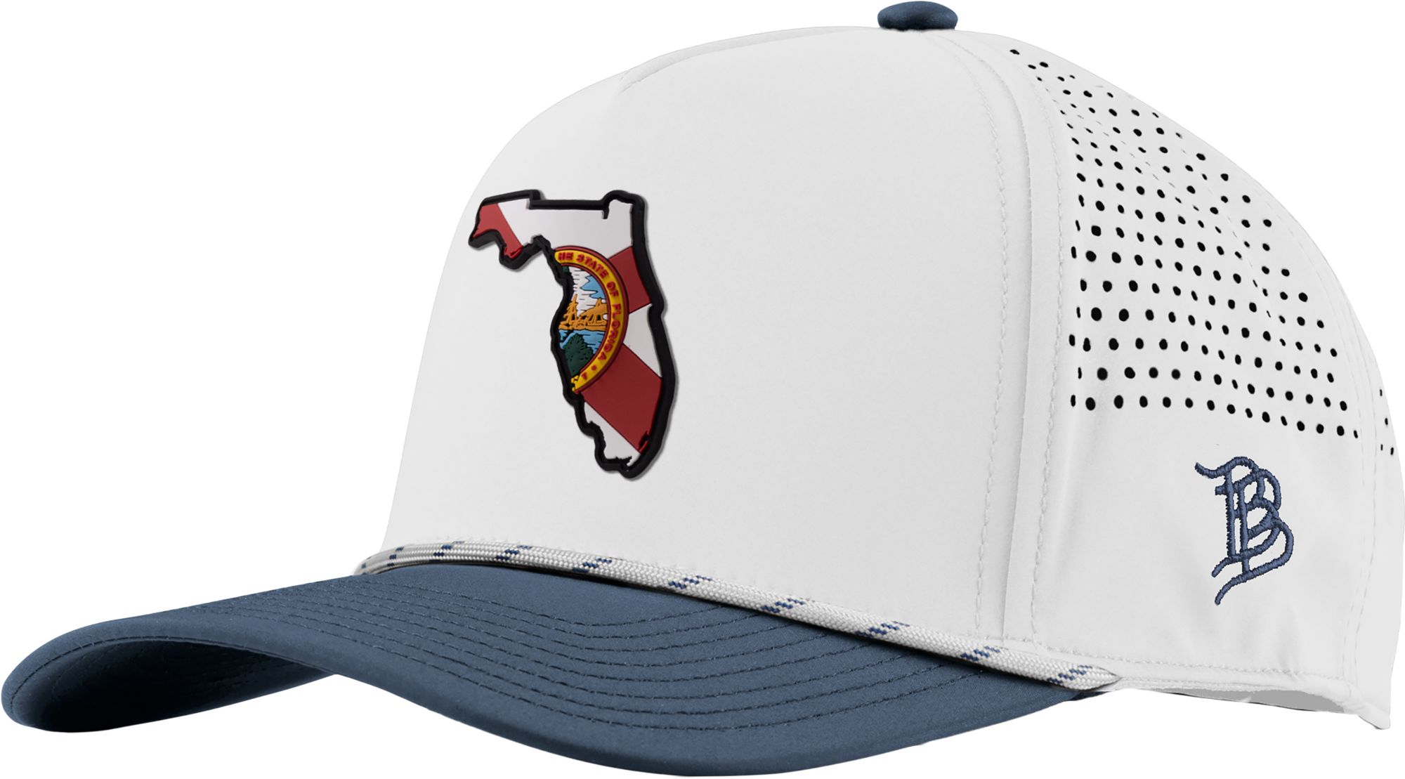 Branded Bills Men's Florida 27 Curved 5-Panel Rope Golf Hat