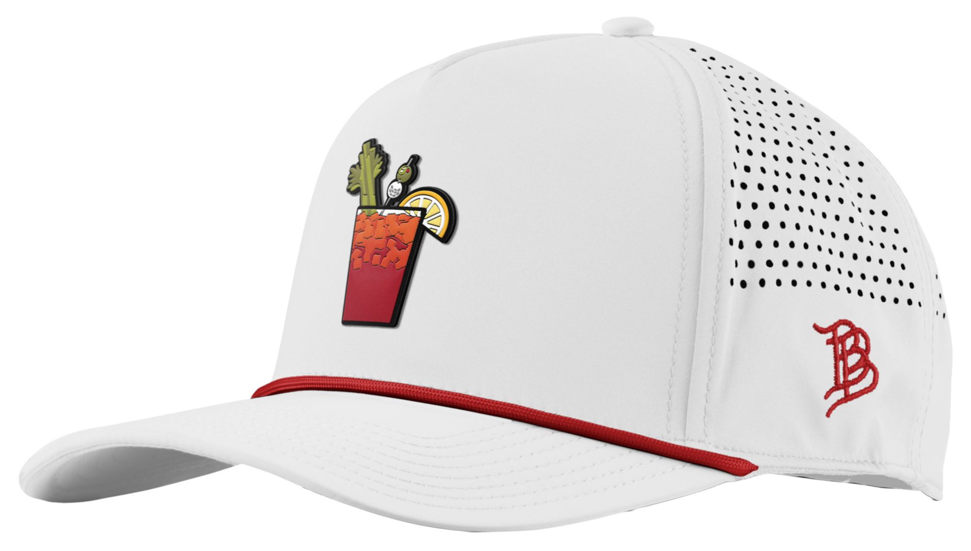 Branded Bills Men's Bloody Hat Curved 5-Panel Rope Golf Hat