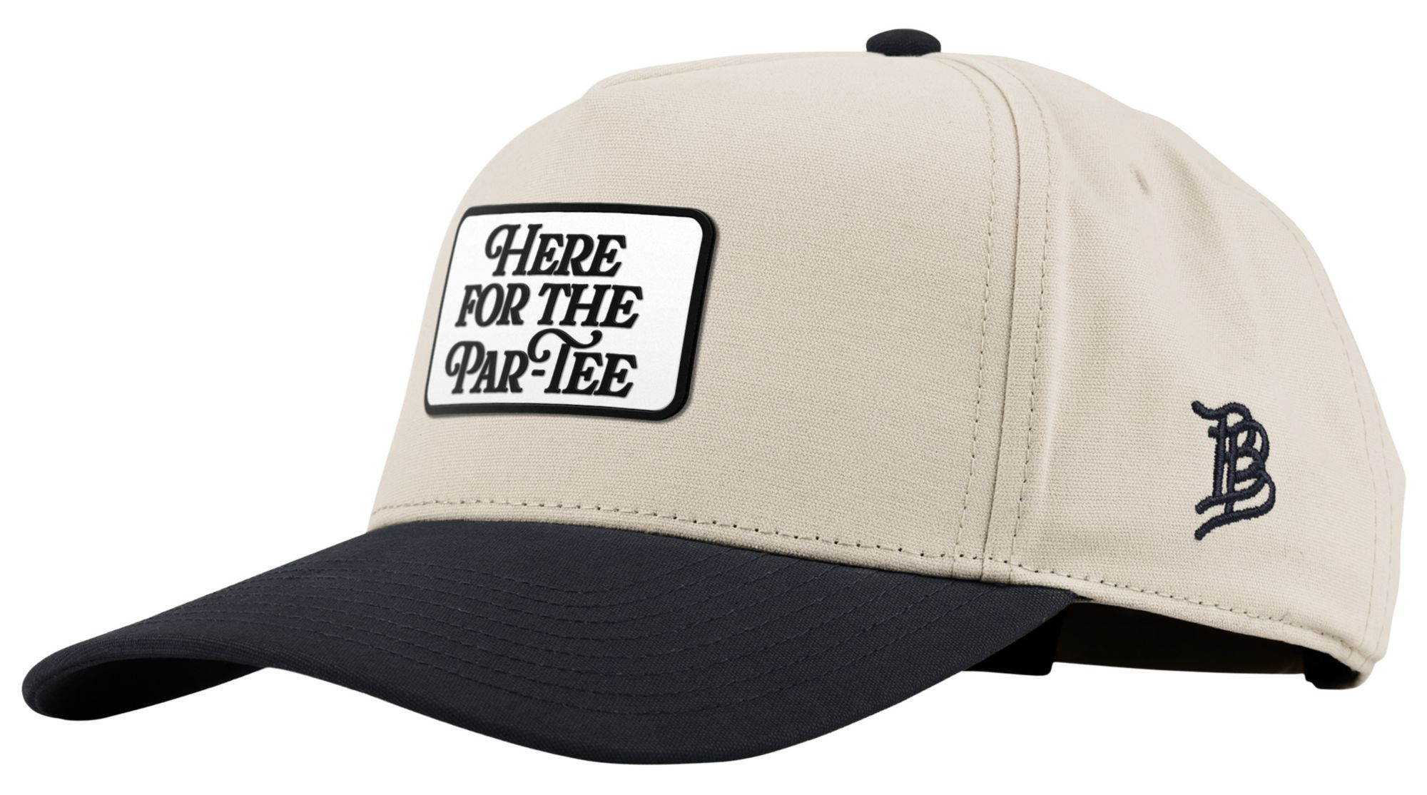 Branded Bills Men's Par Tee Curved 5-Panel Canvas Golf Hat