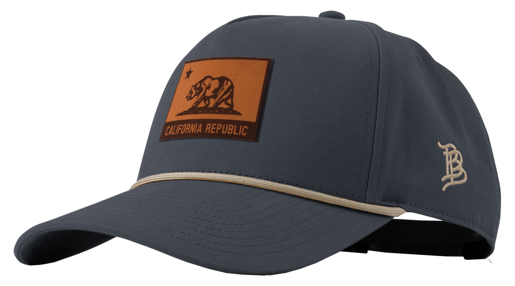 Branded Bills Men's Cali Curved Canvas 5-Panel Rope Golf Hat