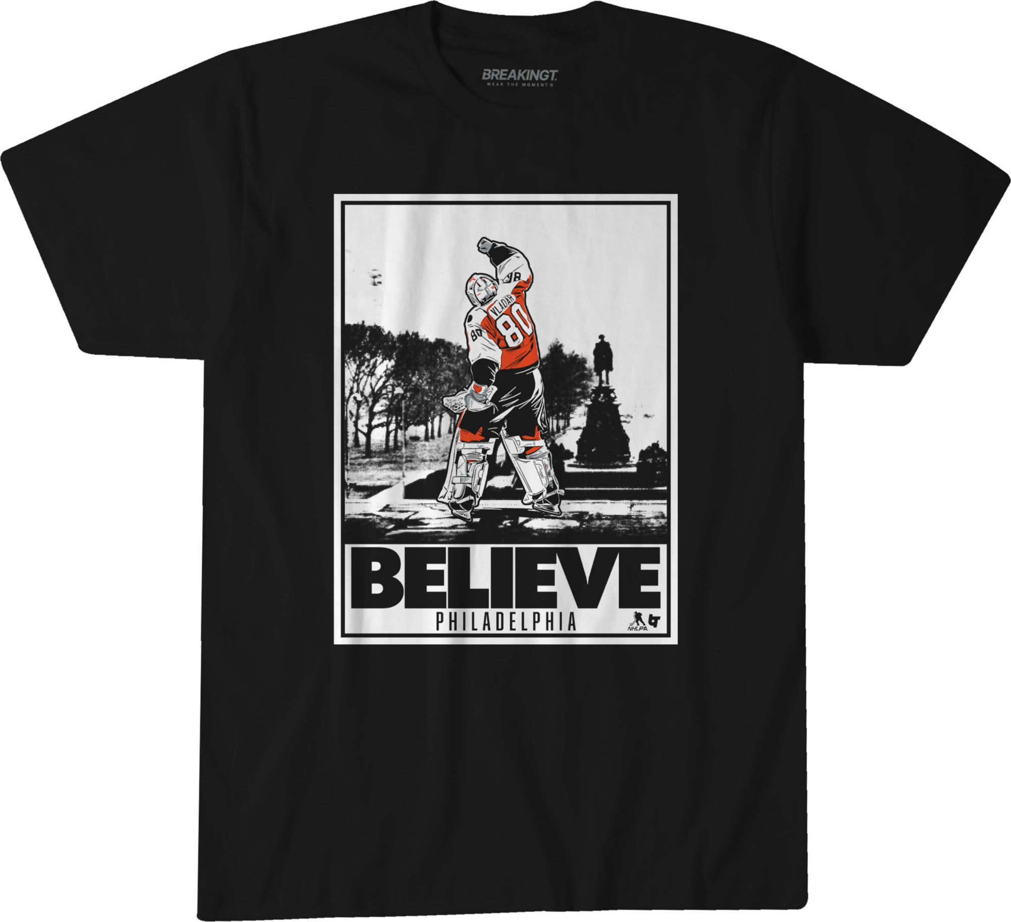 BreakingT Adult Philadelphia Dan Vladar "Believe" T-Shirt