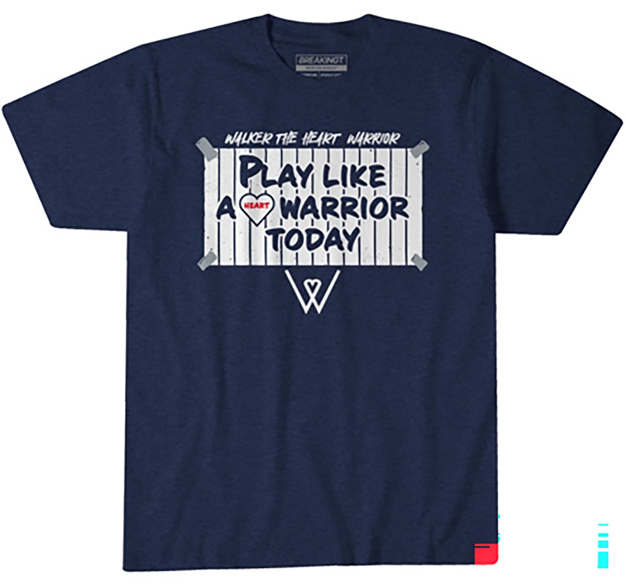 BreakingT Adult New York "Play Like A Warrior Today" T-Shirt