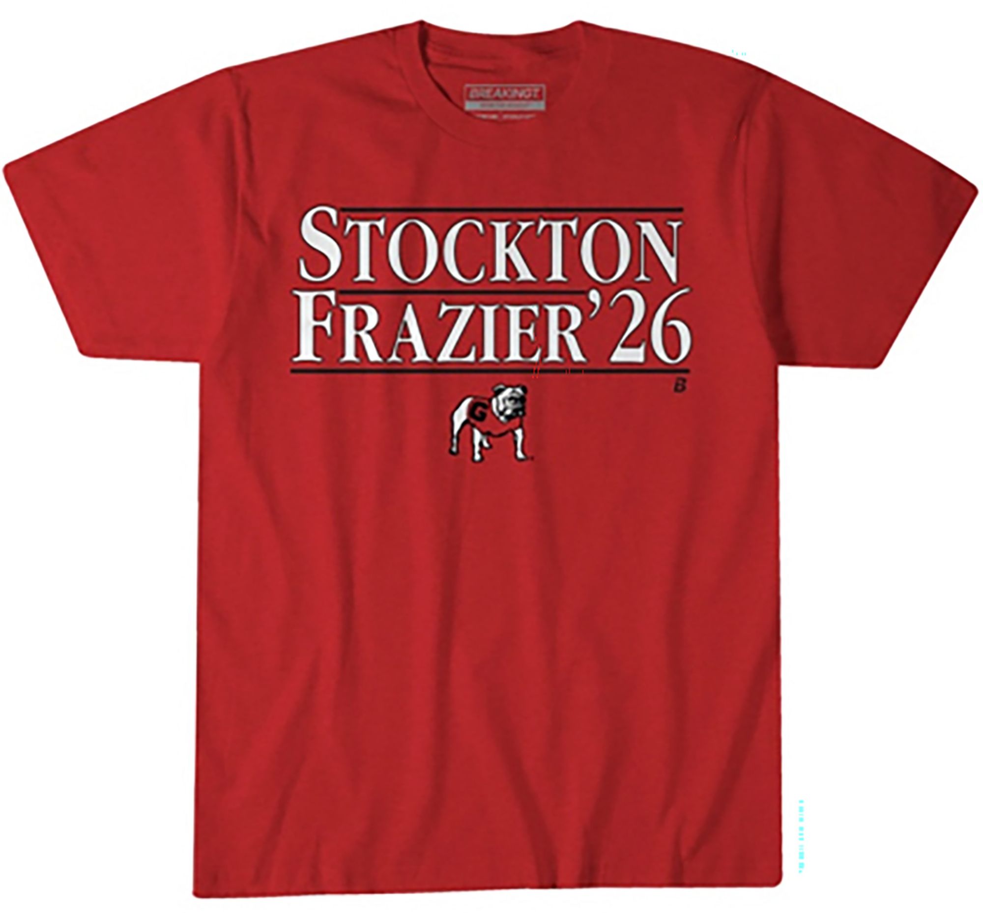 BreakingT Adult Georgia Bulldogs "Stockton Frazier '26" T-Shirt