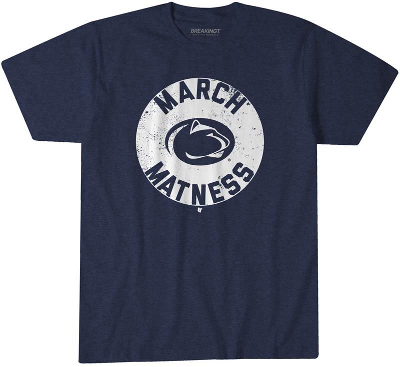 BreakingT Adult Penn State Nittany Lions Wrestling 'March Matness' T-Shirt