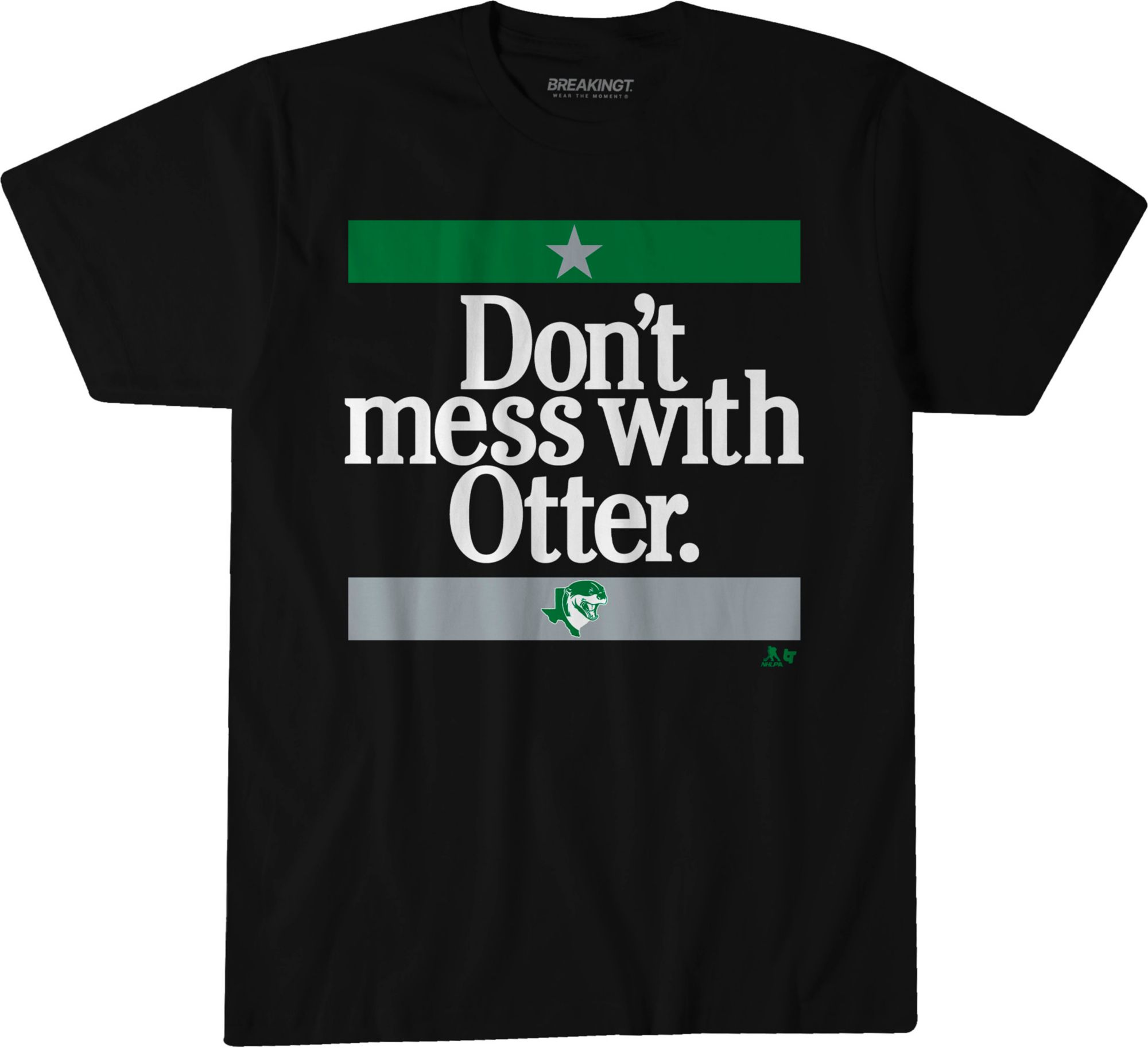 BreakingT Adult Dallas Jake Oettinger "Don't mess with Otter Tee" T-Shirt