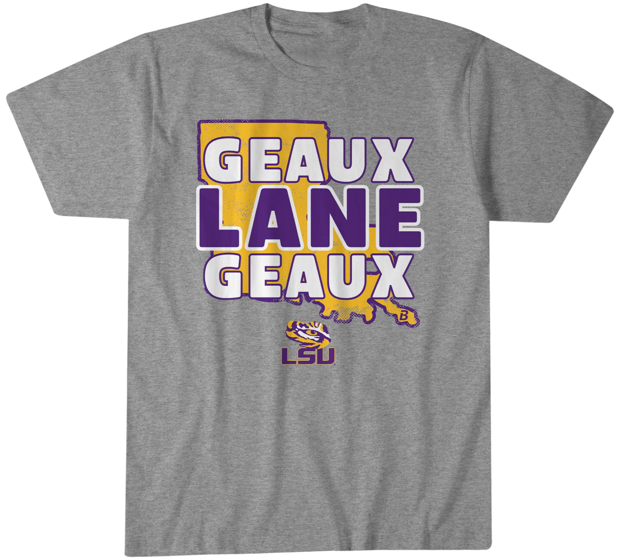 BreakingT Adult LSU Tigers Geaux Lane T-Shirt