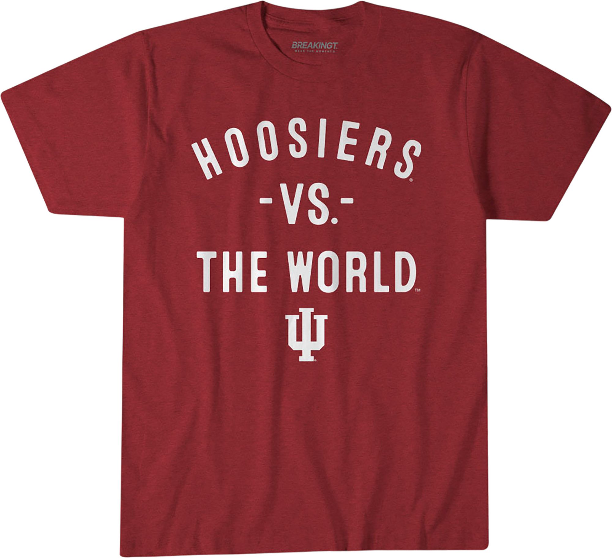 BreakingT Adult Indiana Hoosiers vs. The World T-Shirt