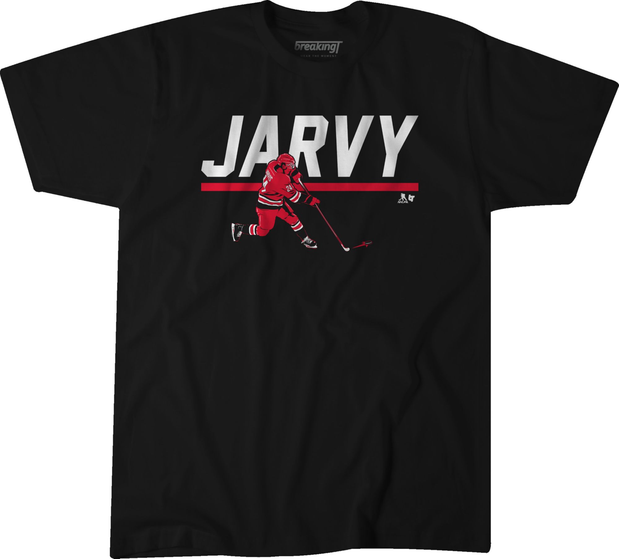 BreakingT Adult Carolina Seth Jarvis Black 'Jarvy' T-Shirt