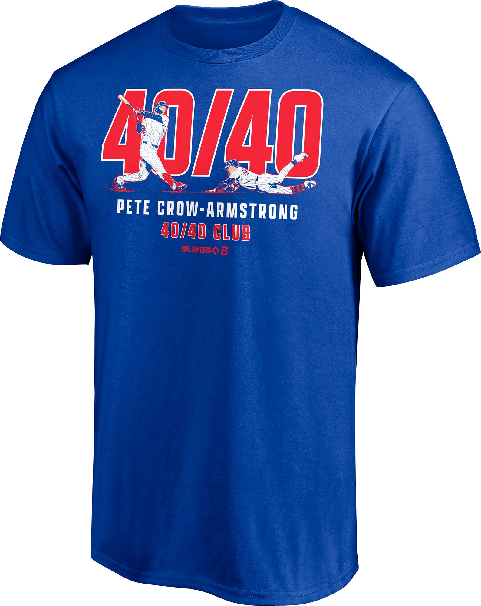 BreakingT Adult Chicago Pete Crow-Armstrong 40/40 Club T-Shirt