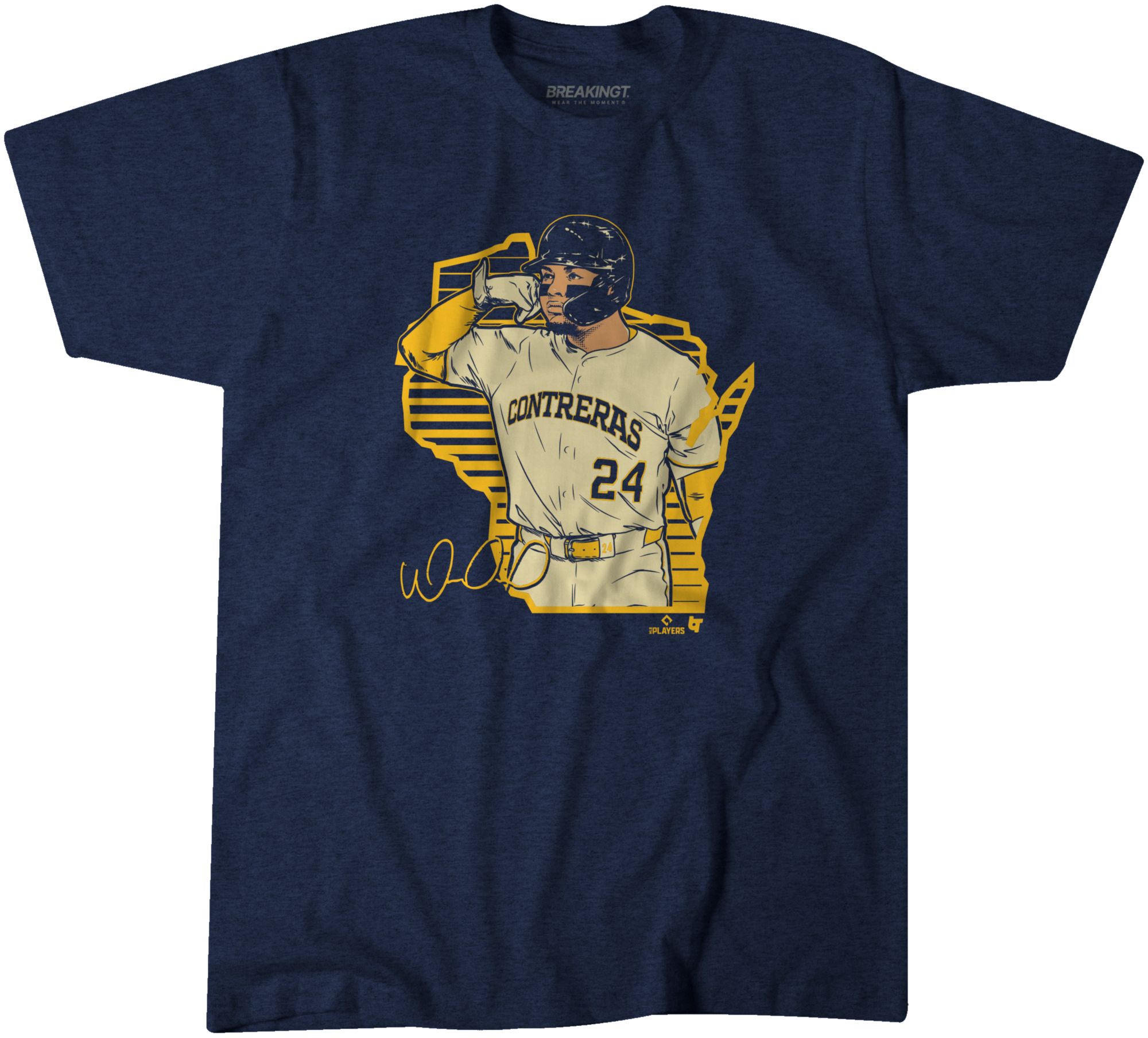 BreakingT Adult Milwaukee William Contreras T-Shirt