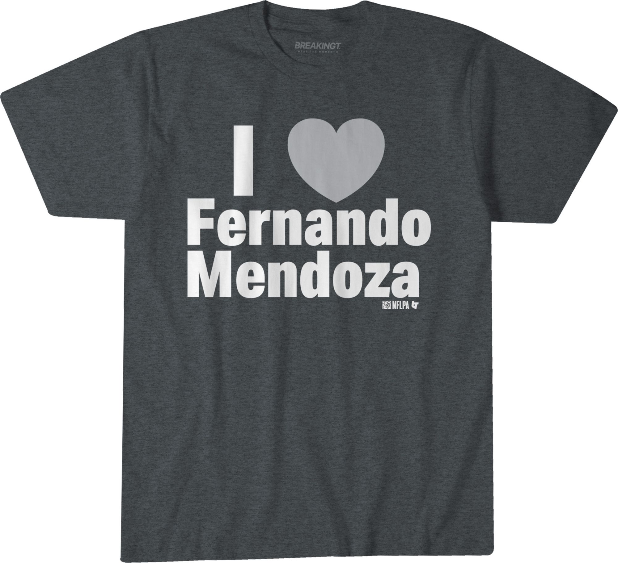 BreakingT Adult Las Vegas "I Heart Fernando Mendoza" T-Shirt