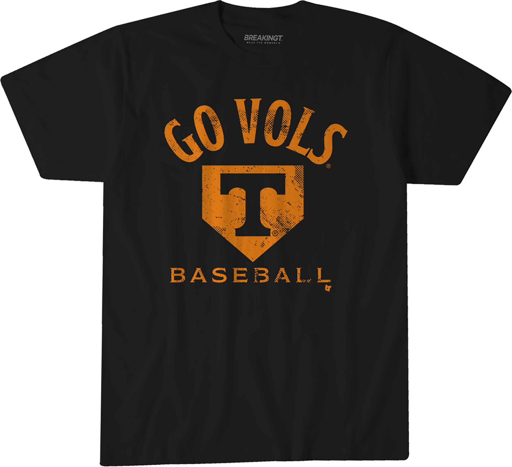 BreakingT Men's Tennessee Volunteers Black Home Plate T-Shirt