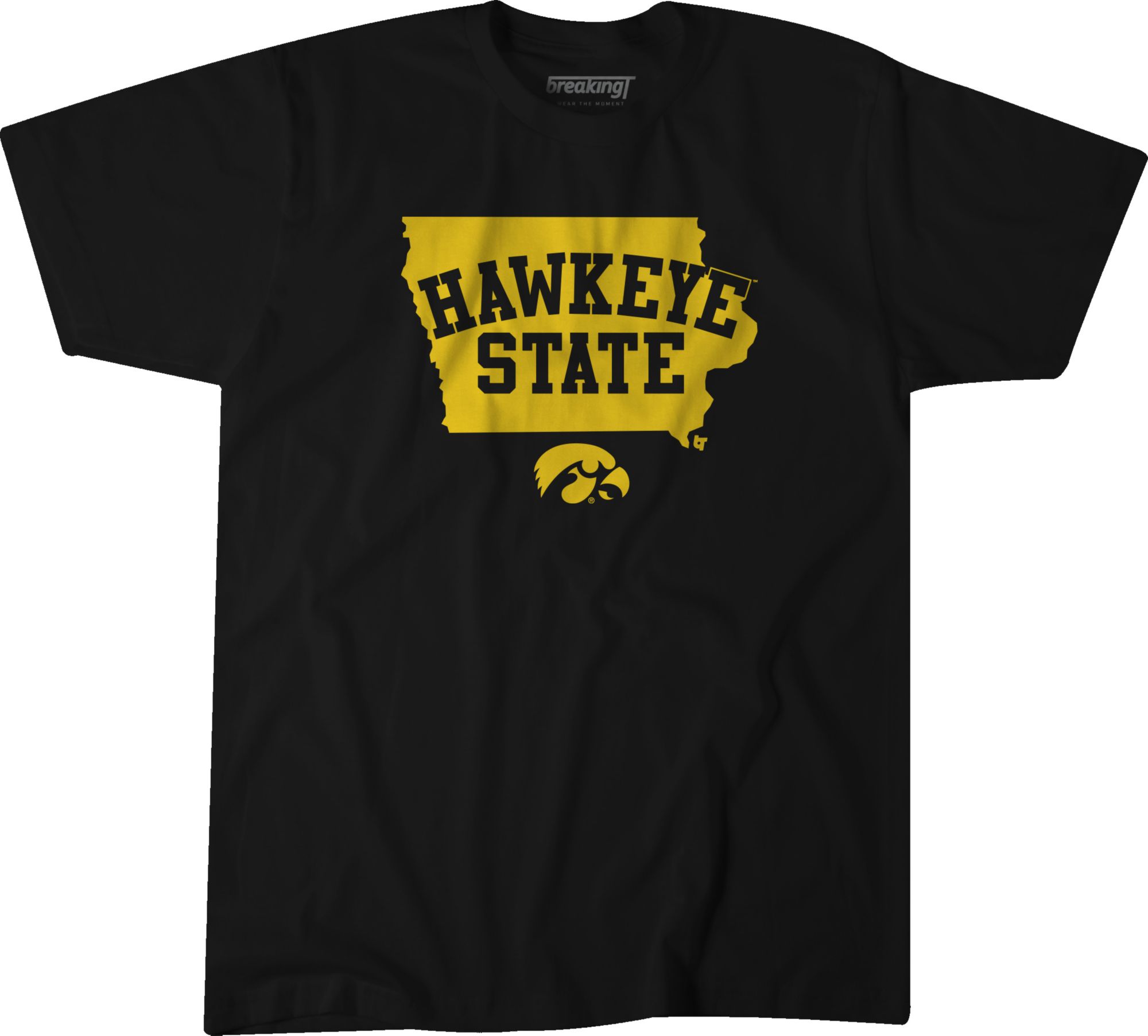 BreakingT Men's Iowa Hawkeyes Hawkeye T-Shirt