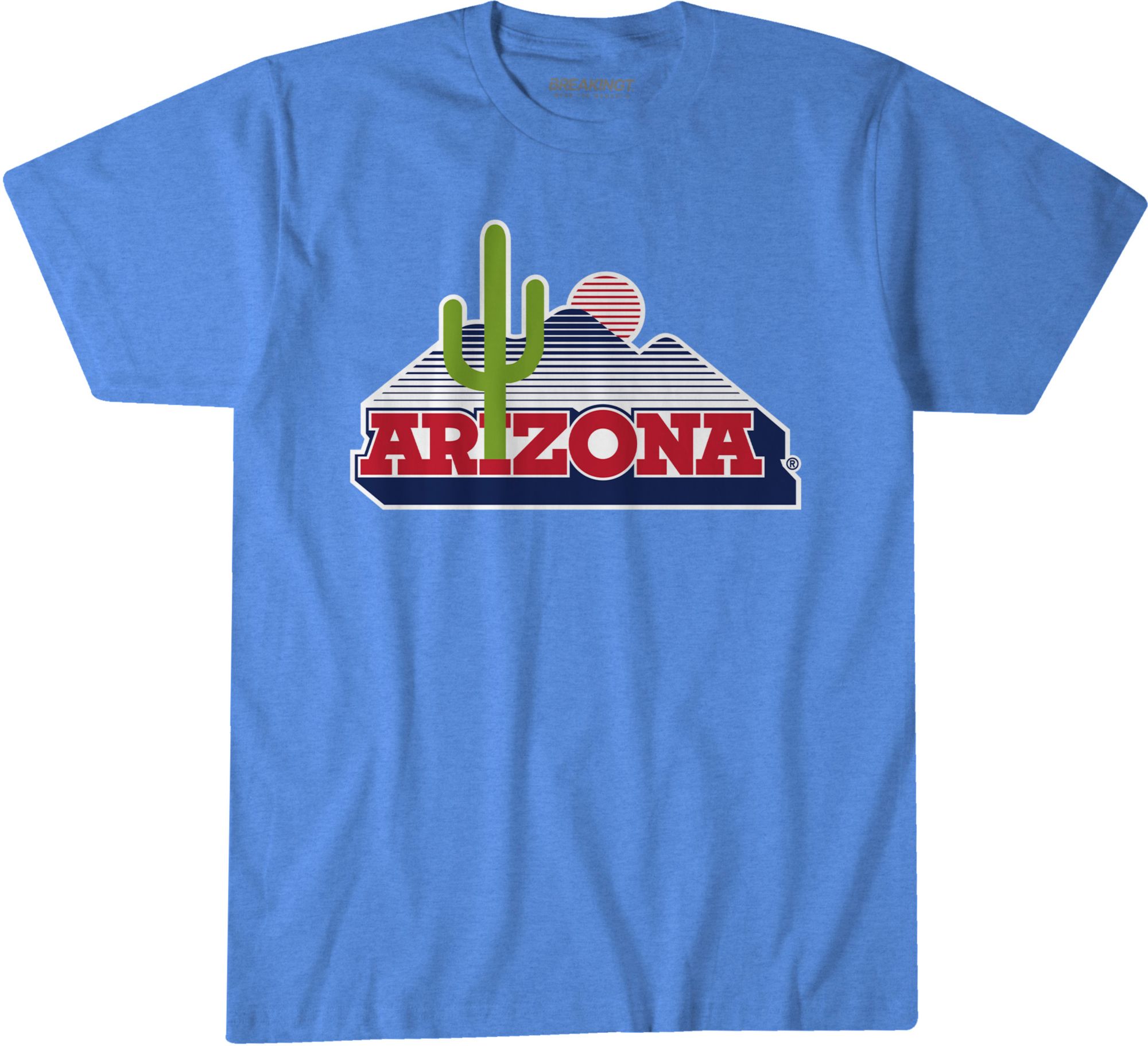 BreakingT Adult Arizona Wildcats Cactus Blue T-Shirt
