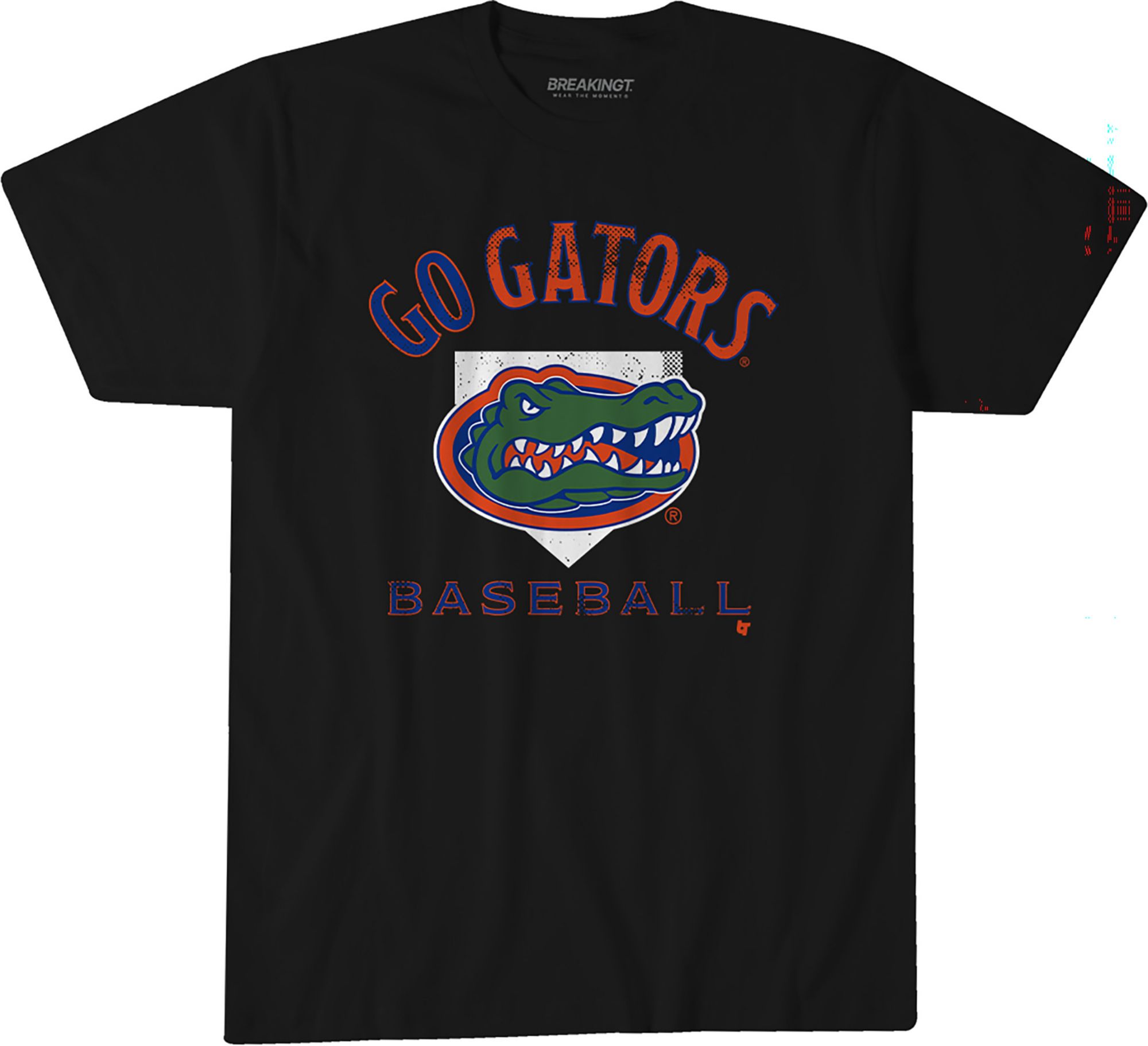 BreakingT Men's Florida Gators Black Home Plate T-Shirt