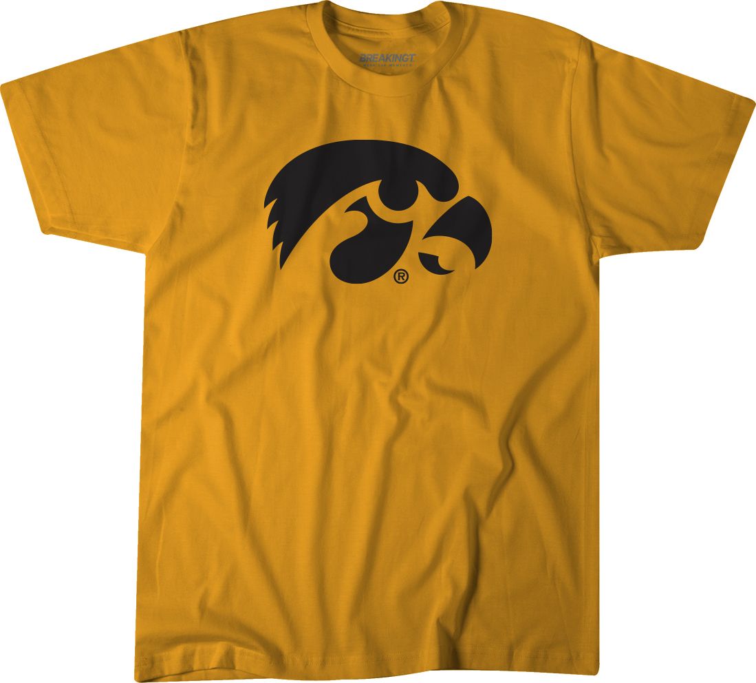 BreakingT Men's Iowa Hawkeyes Logo T-Shirt