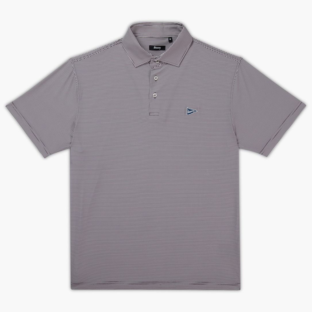 Breezy Golf Men's Striped Golf Polo