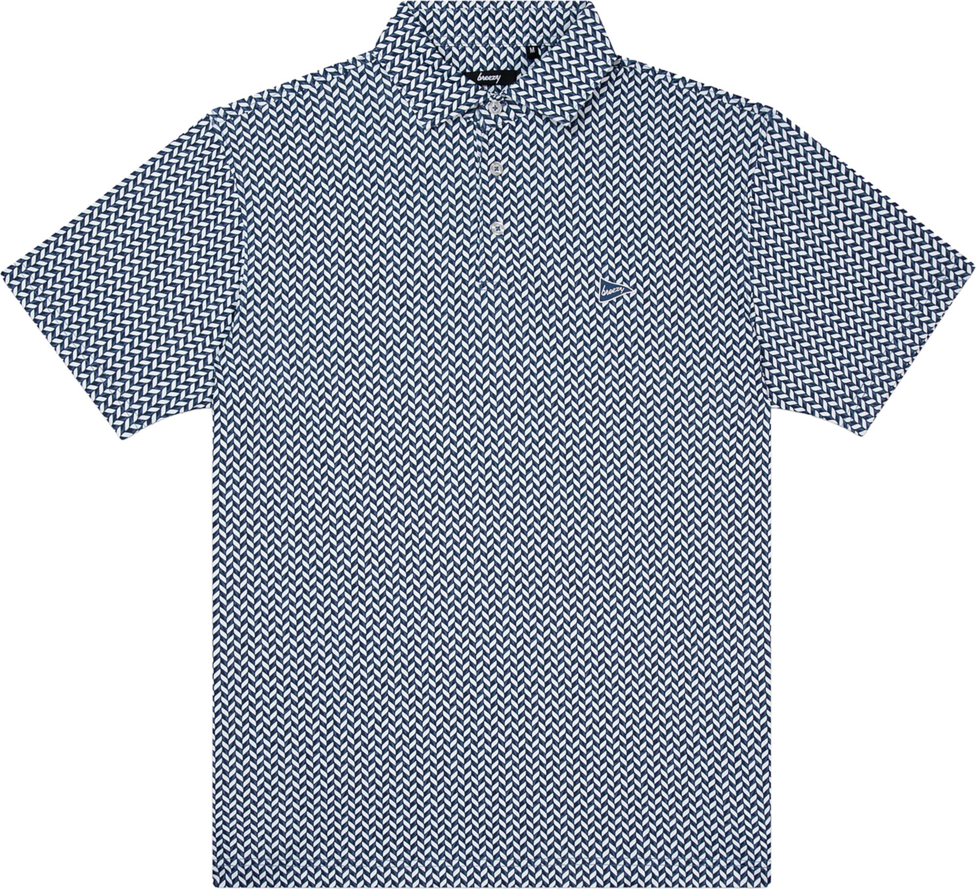 Breezy Golf Men's Diamond Plated Golf Polo