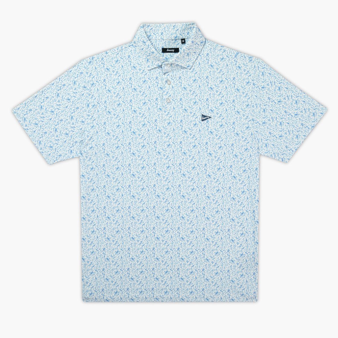 Breezy Golf Men's Duh Nuh Nuh Golf Polo