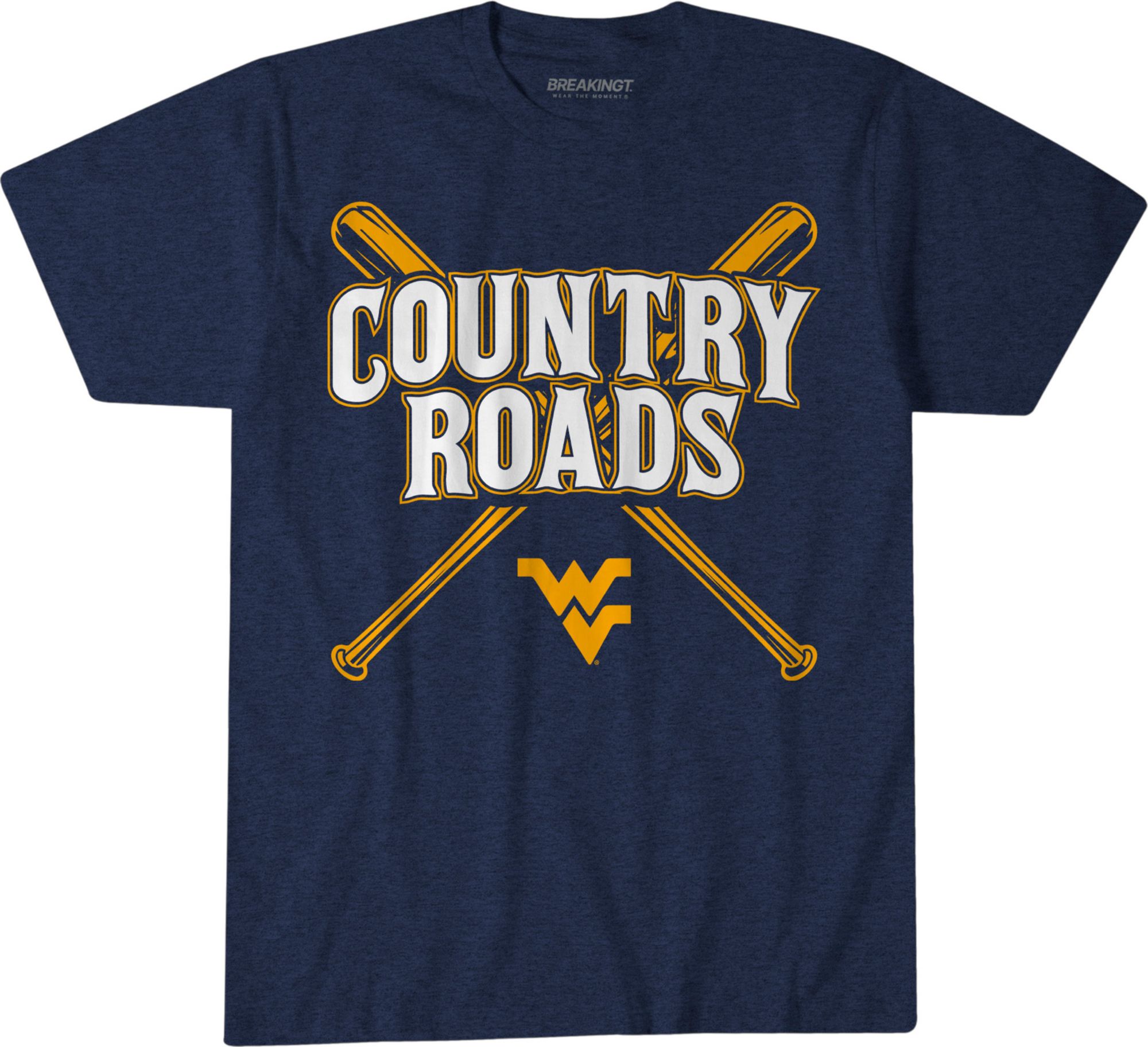 BreakingT Youth West Virginia Mountaineers "Country Roads" T-Shirt