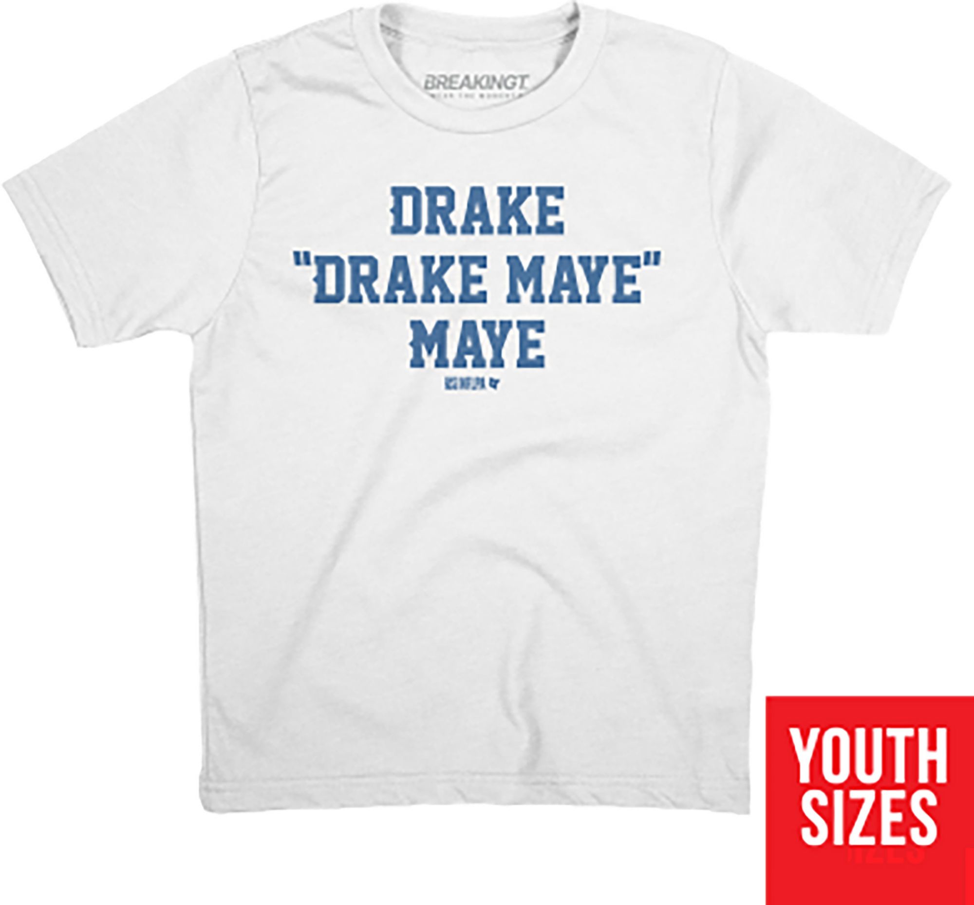 BreakingT Youth New England White 'DM' T-Shirt