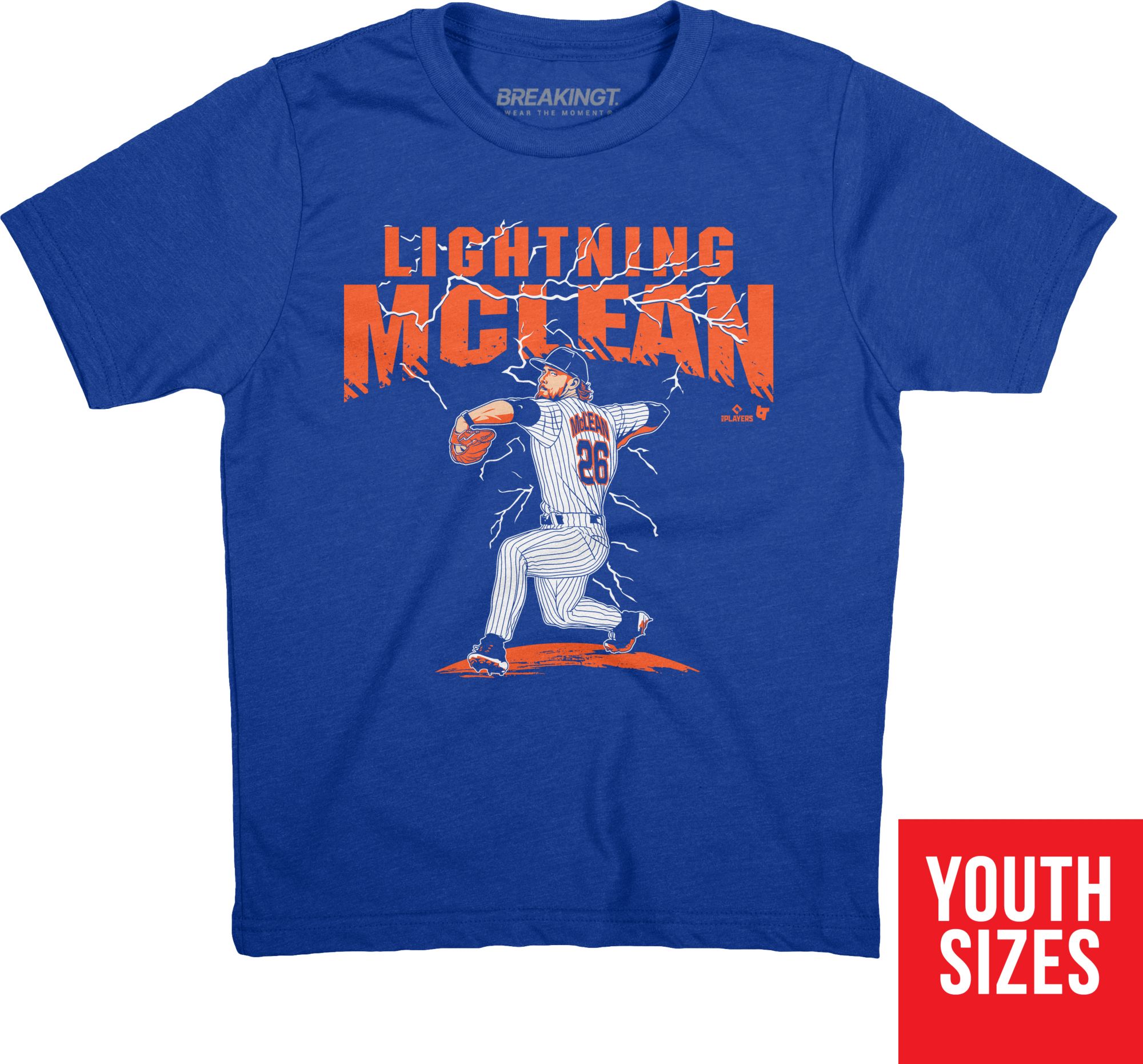 BreakingT Youth New York Nolan McLean 'Lightning McLean' T-Shirt