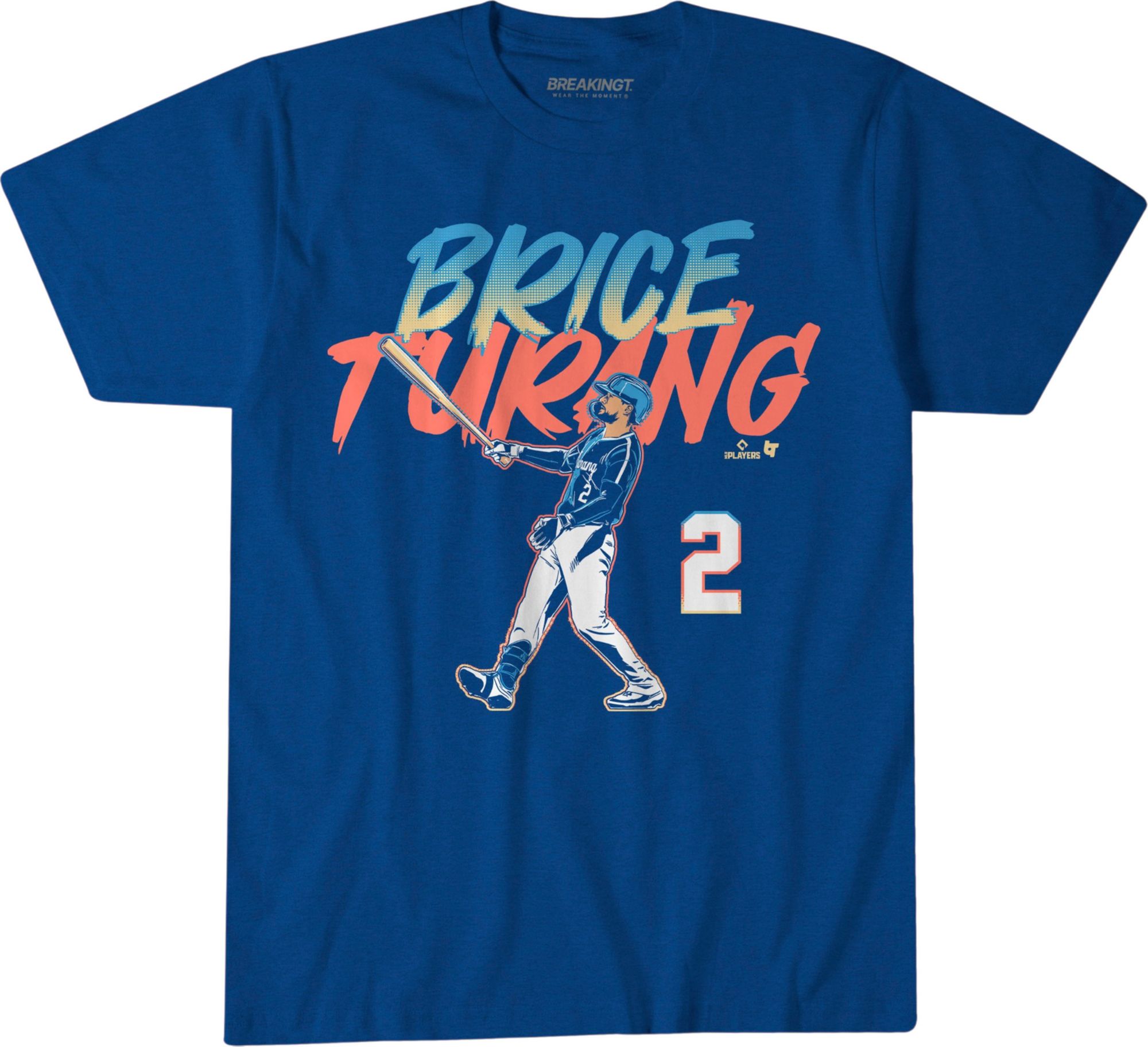 BreakingT Youth Milwaukee Brice Turang Blue T-Shirt