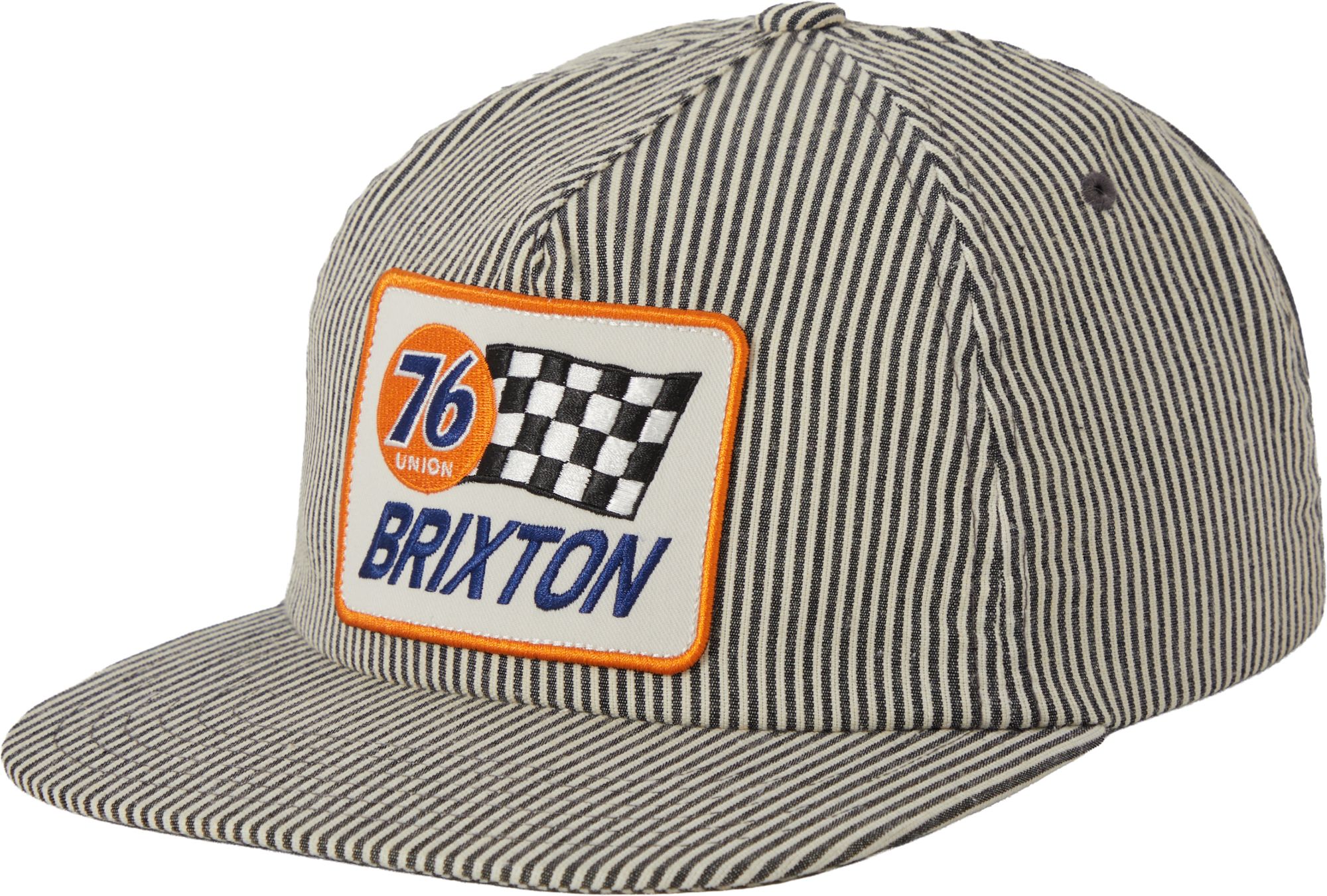 Brixton Union 76 Finish Line Snapback Hat