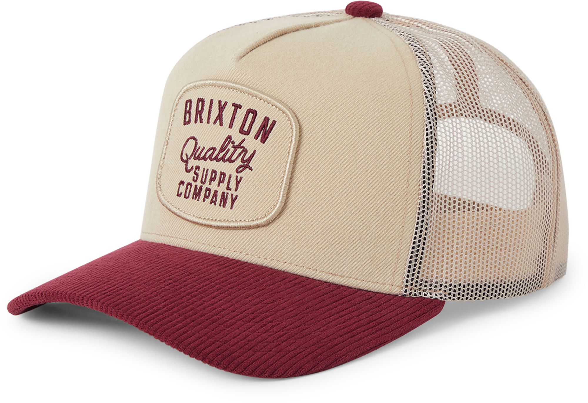 Oatmeal/Dark Brick Corduroy