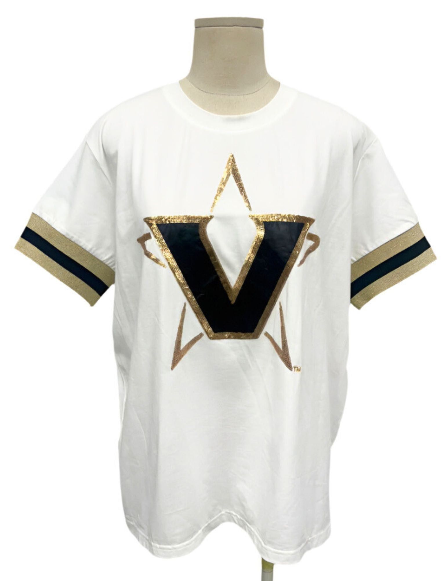 Brianna Cannon Women's Vanderbilt Sparkle Logo T-Shirt