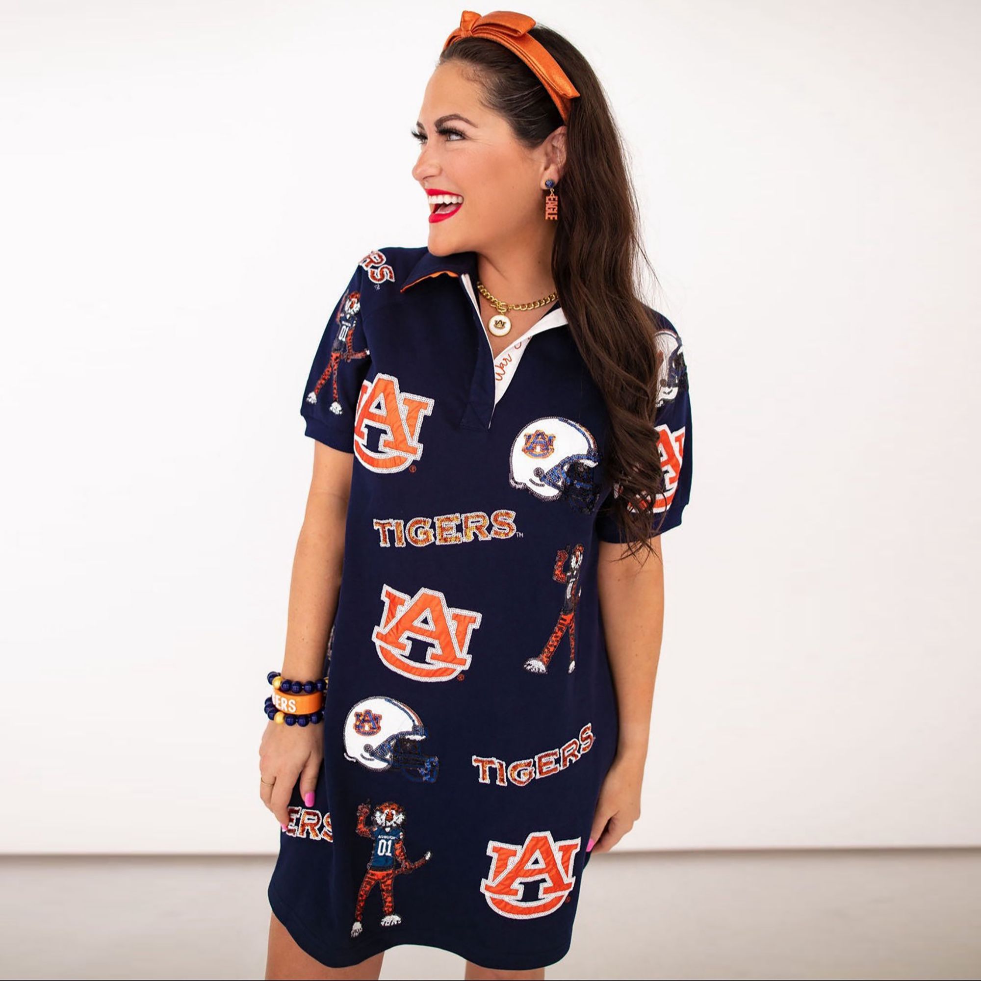Brianna Cannon Women's Auburn Logo Patch Dress