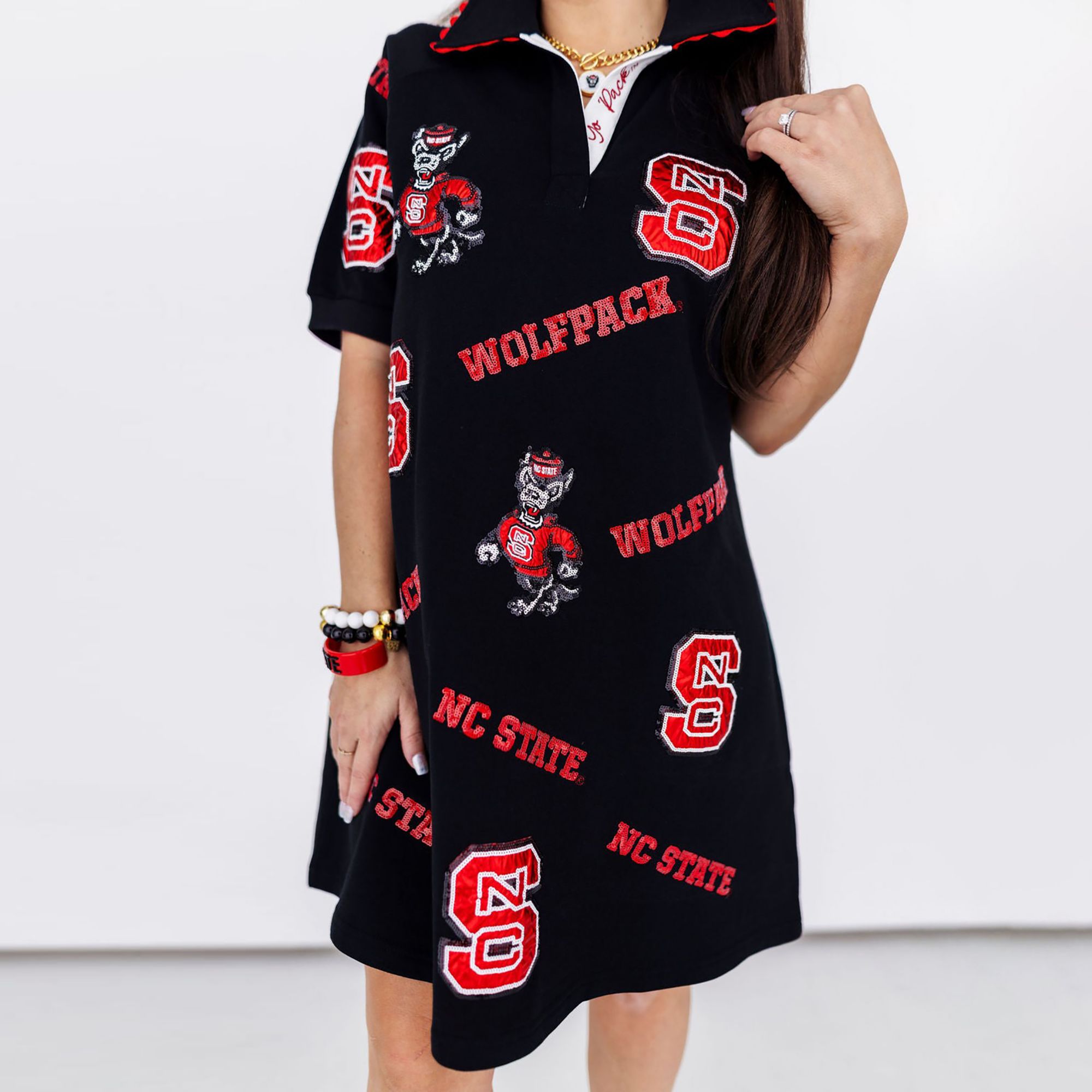 Brianna Cannon Women's NC State Logo Patch Dress