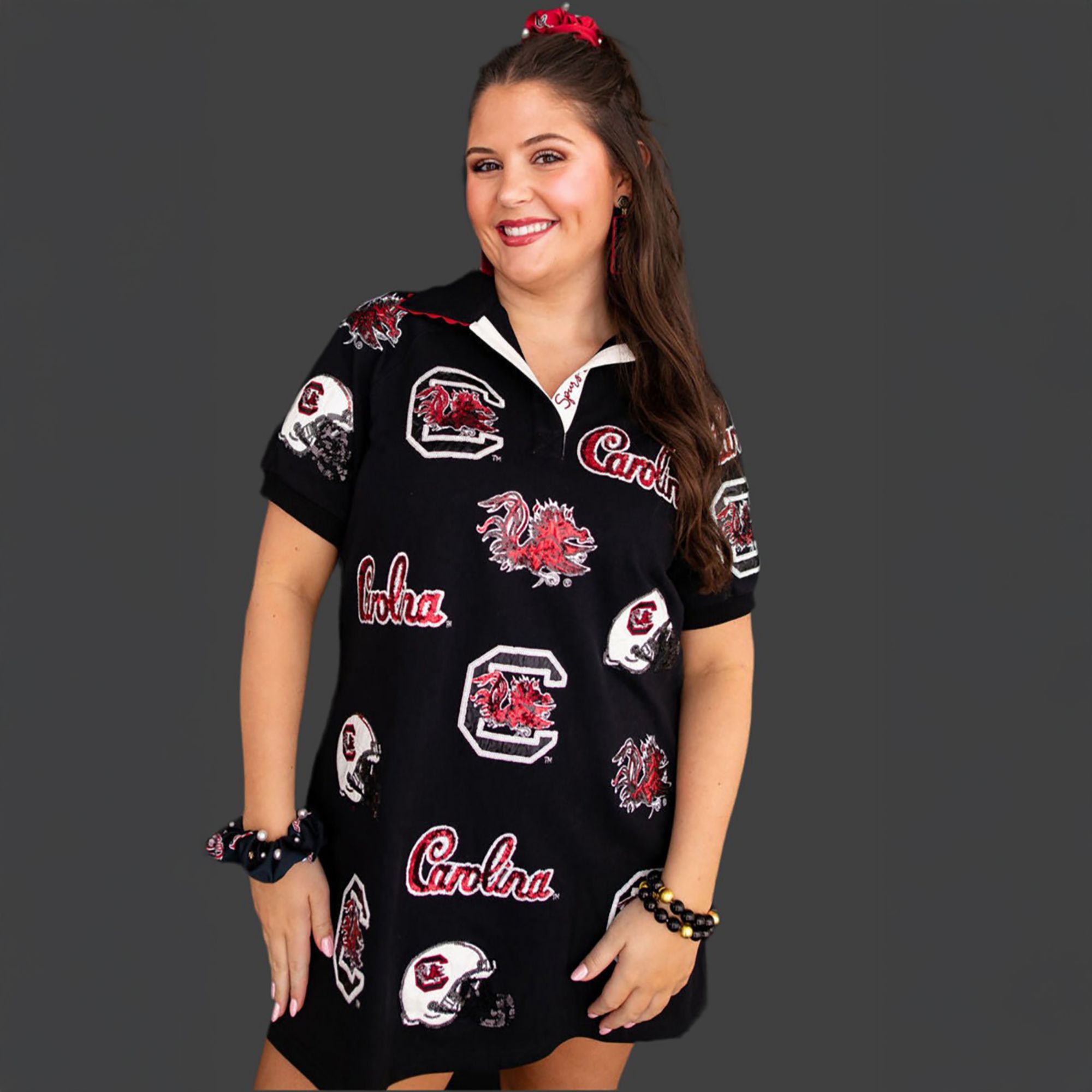 Brianna Cannon Women's South Carolina Logo Patch Dress