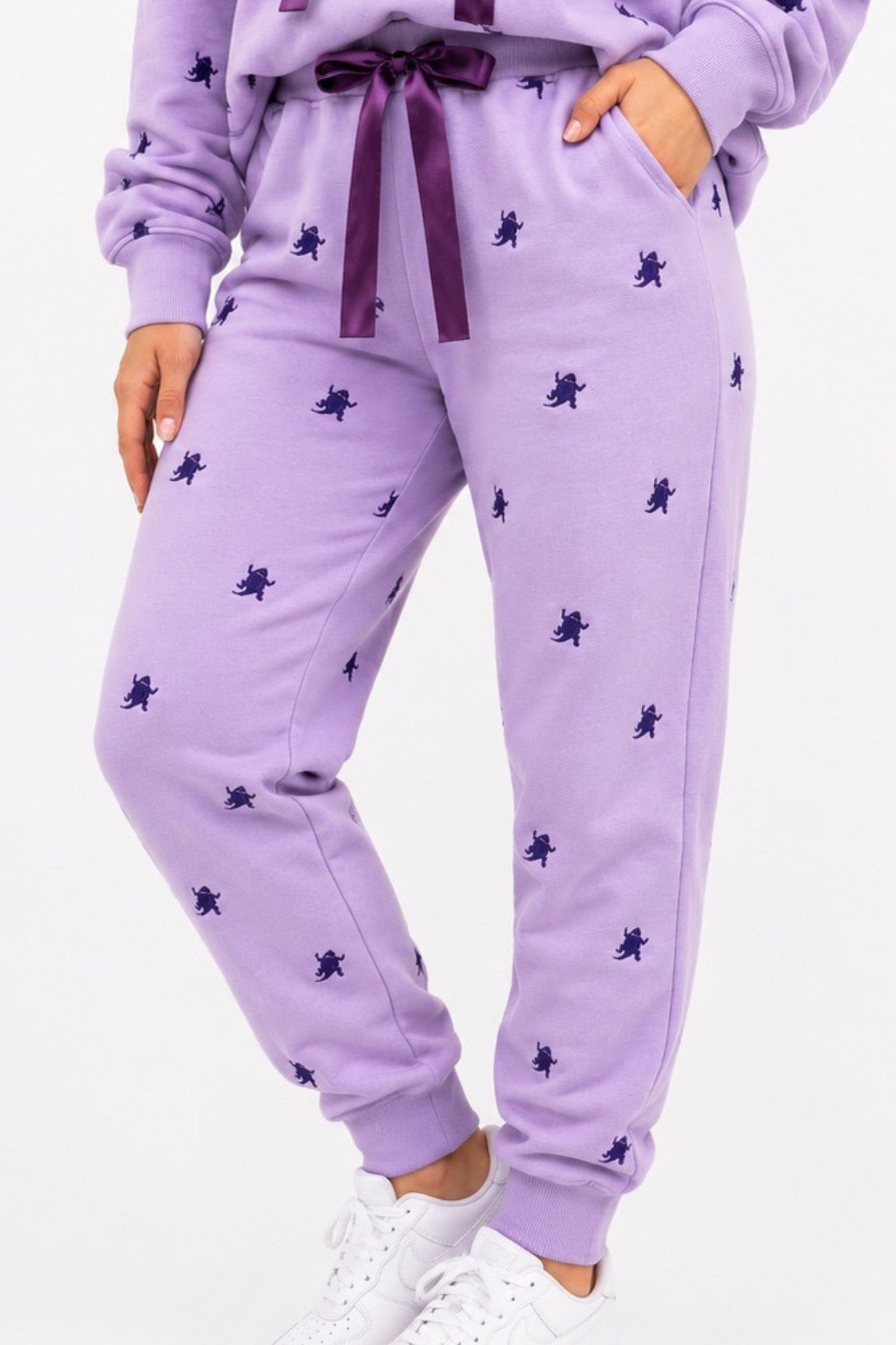 Brianna Cannon Women's TCU Embroidered Fleece Sweatpants
