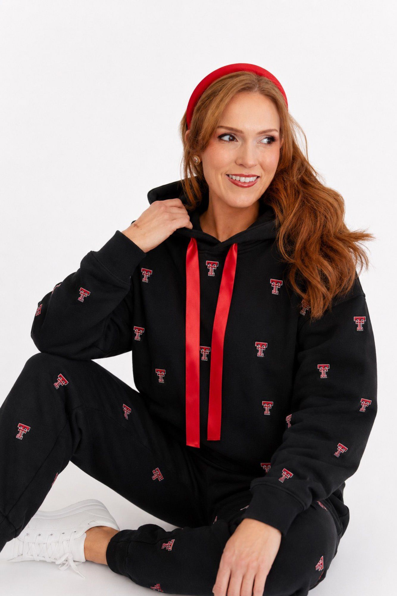 Brianna Cannon Women's Texas Tech Embroidered Fleece Hoodie
