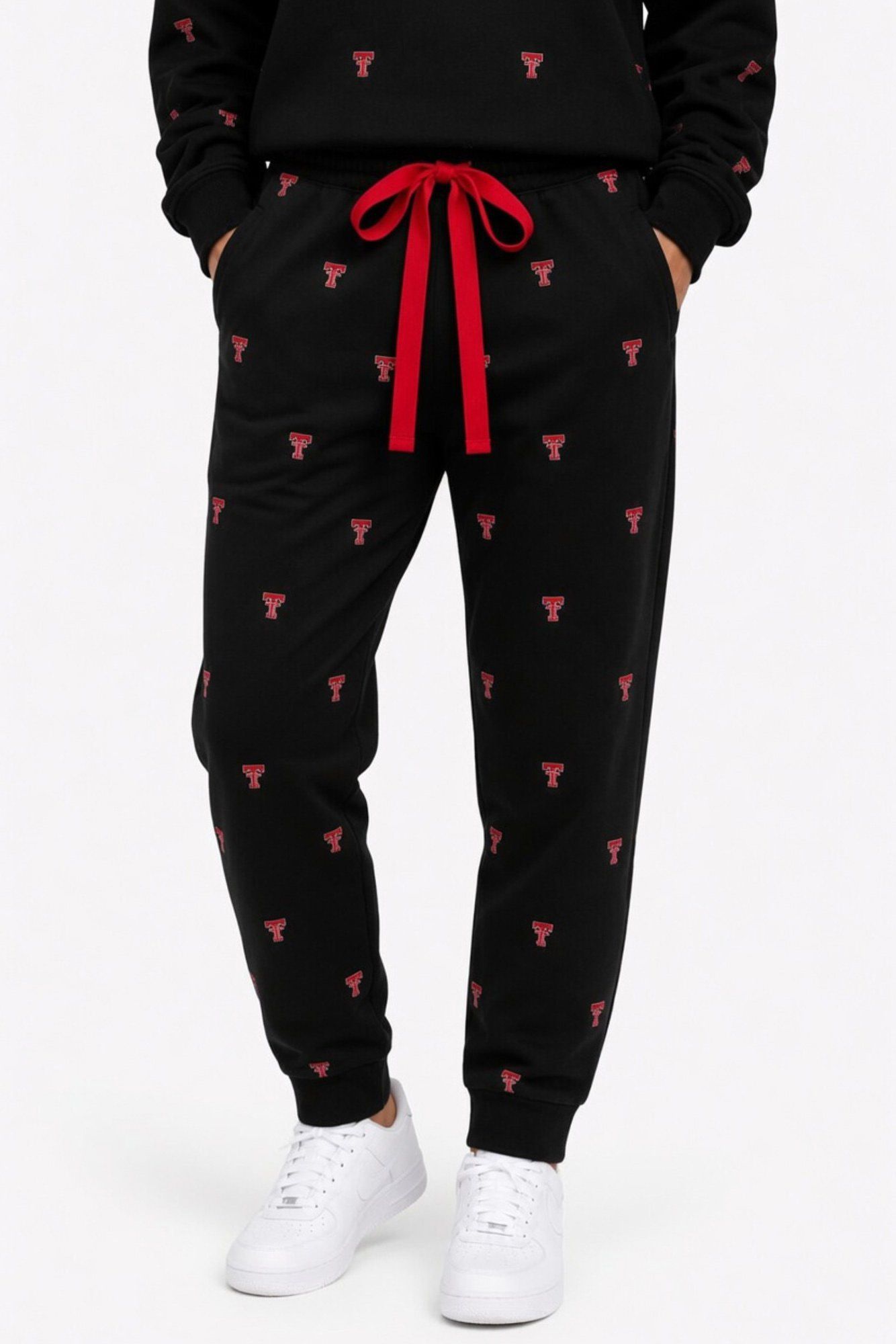 Brianna Cannon Women's Texas Tech Embroidered Fleece Sweatpants