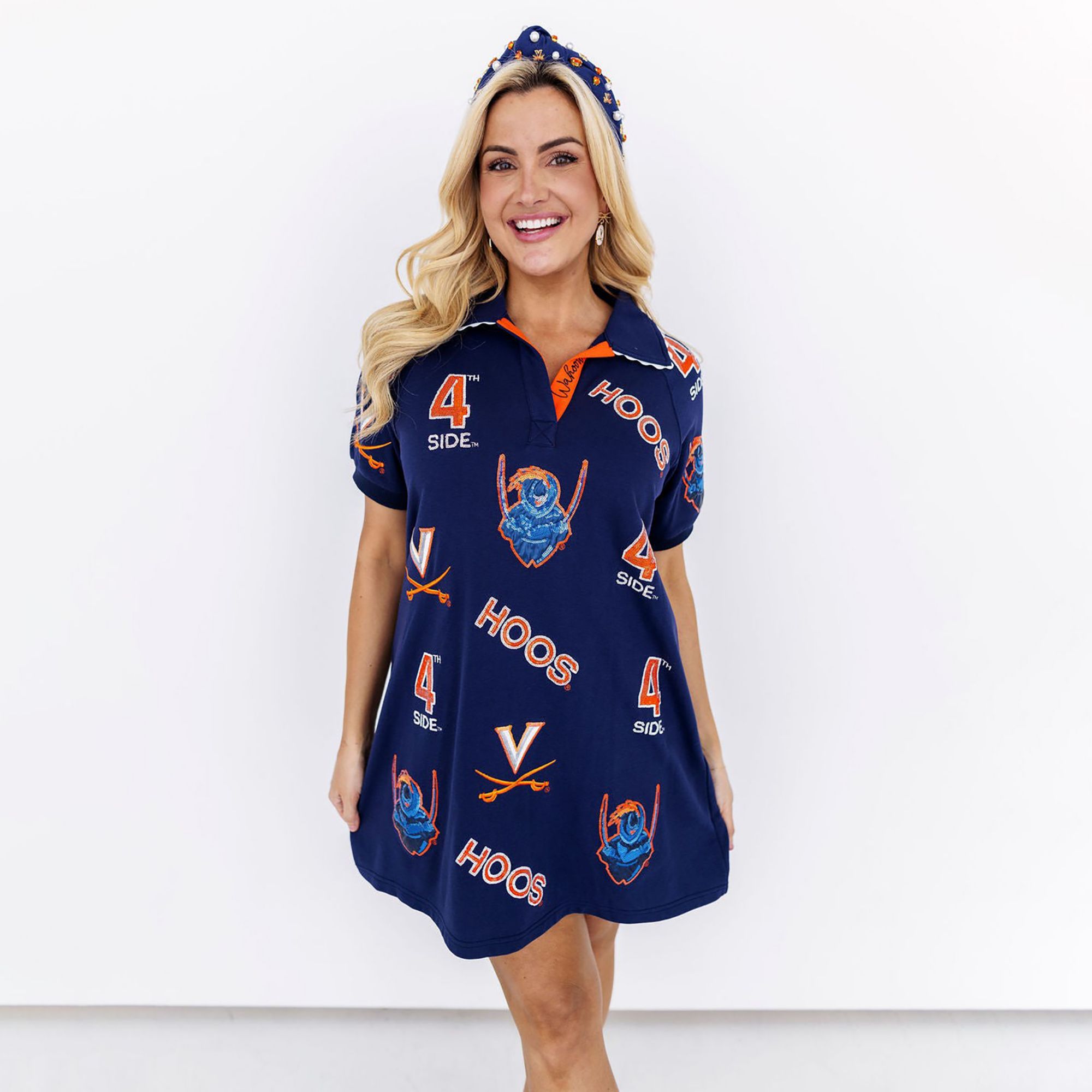 Brianna Cannon Women's Virginia Logo Patch Dress