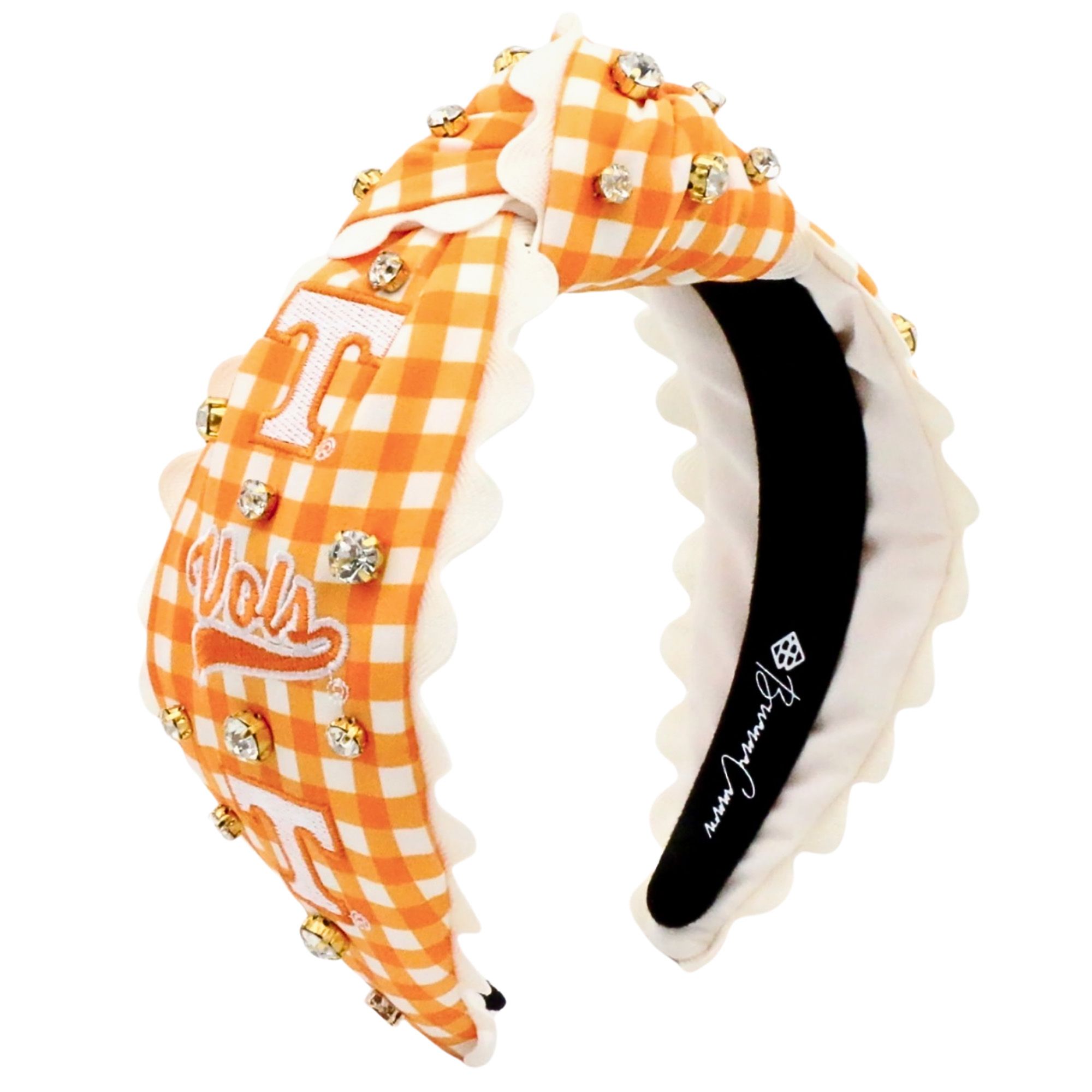 Brianna Cannon Women's Tennessee Volunteers Orange Gingham Headband