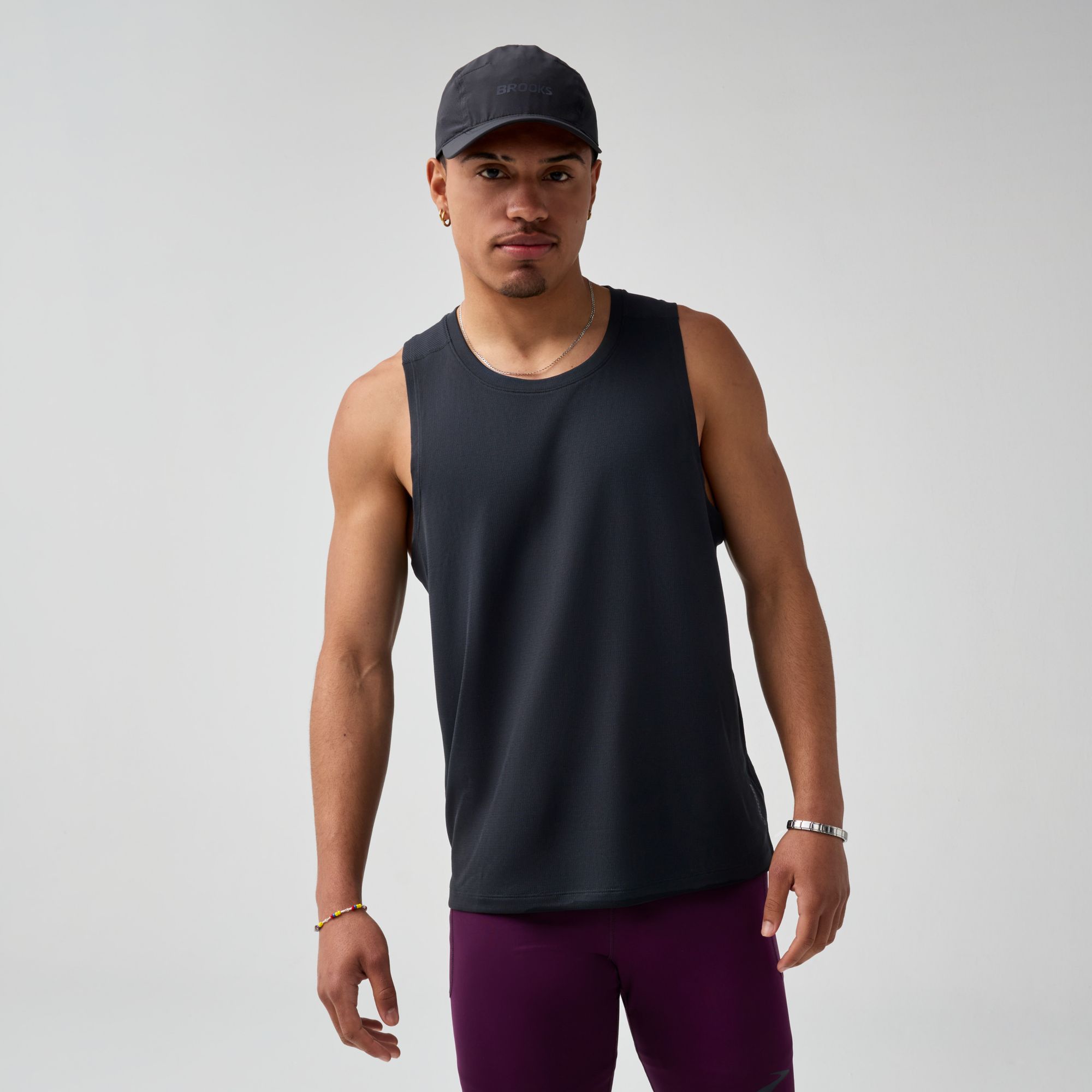 Brooks Men's Dash Singlet Black thumbnail
