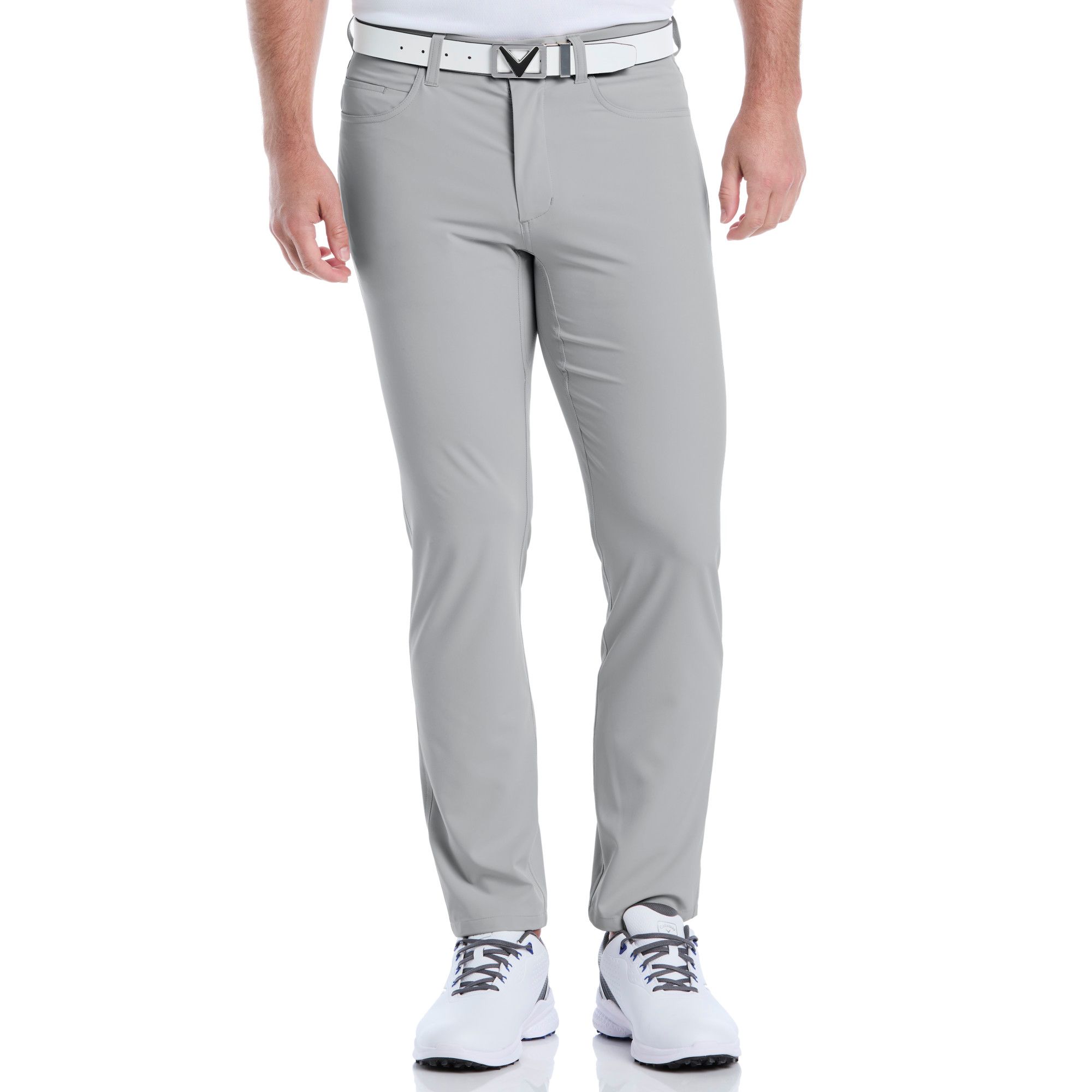 Callaway Men's Premium Flat Front Tapered Fit 5-Pocket Golf Pant