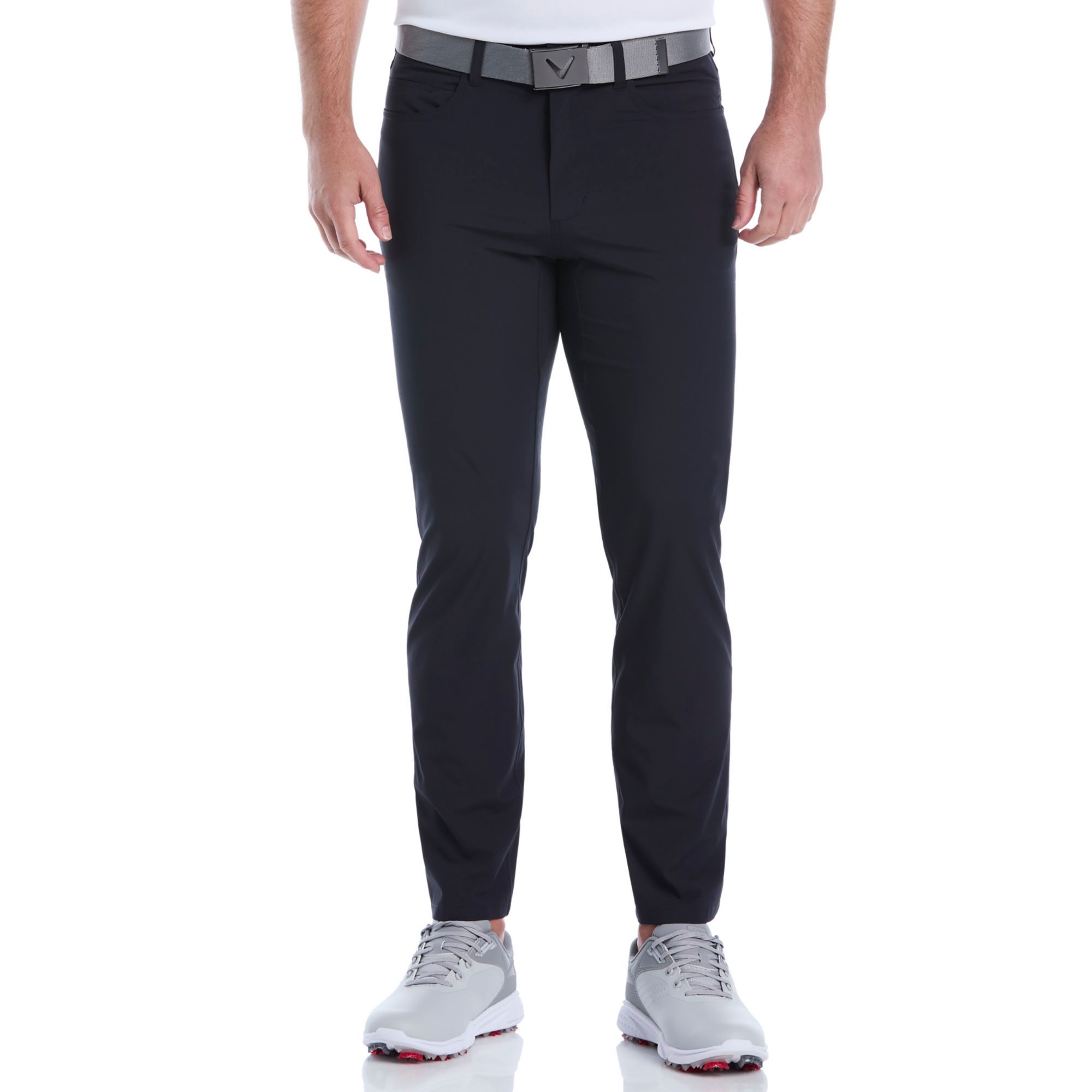 Callaway Men's Premium Flat Front Tapered Fit 5-Pocket Golf Pant