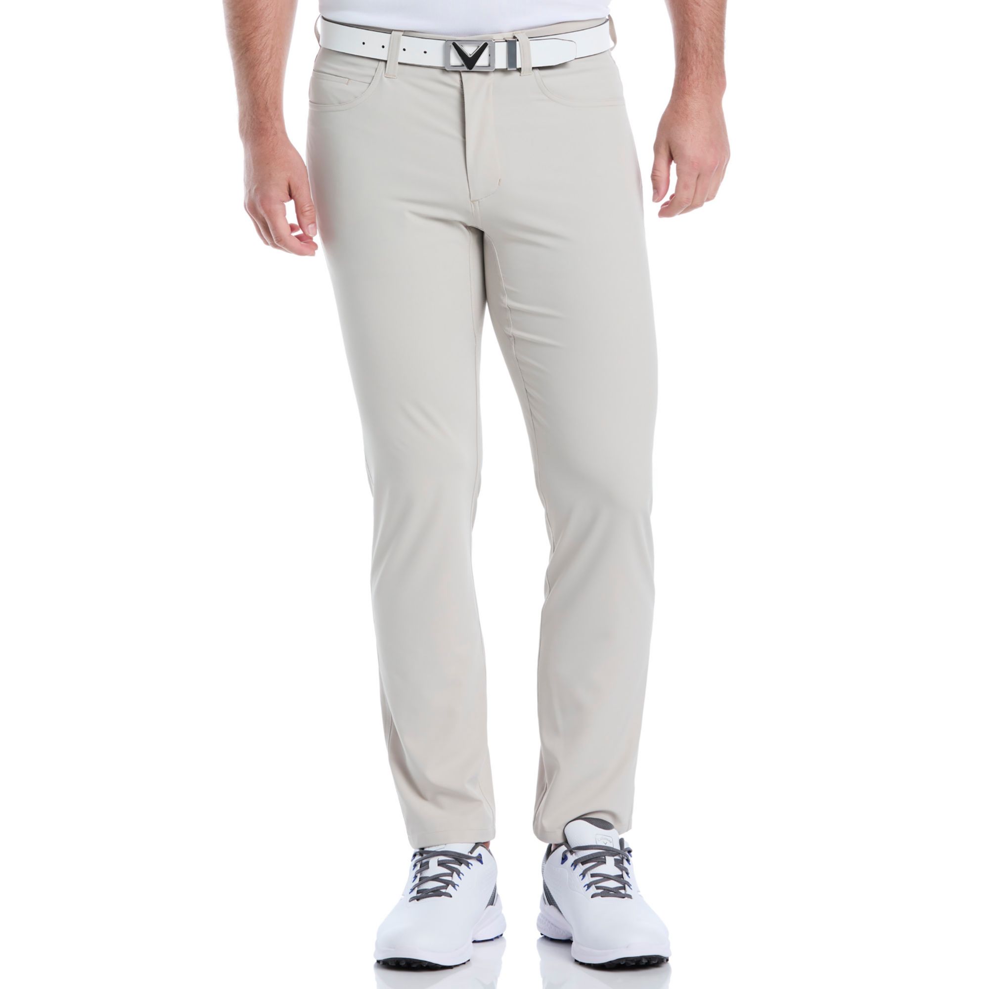 Callaway Men's Premium Flat Front Tapered Fit 5-Pocket Golf Pant
